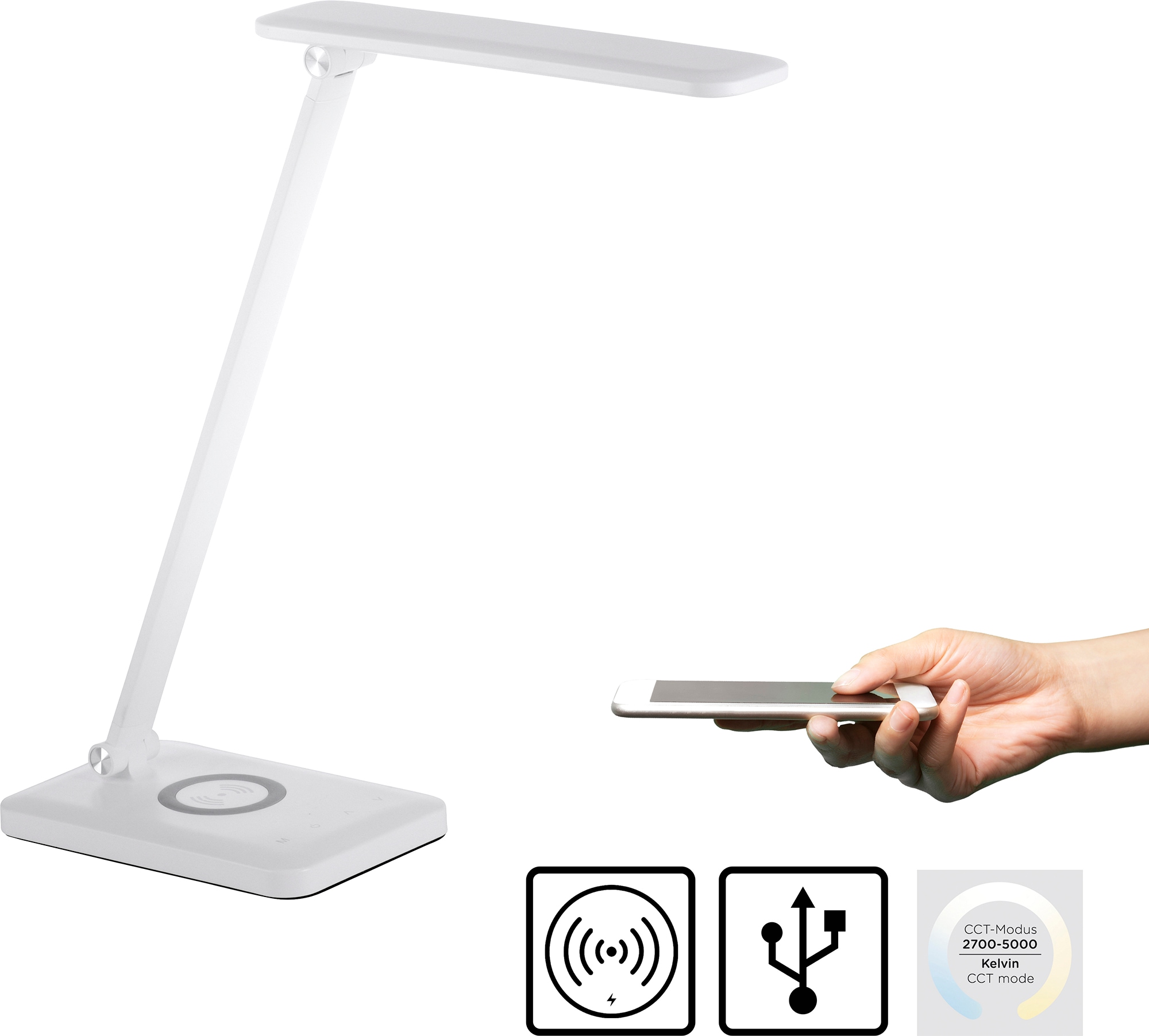 WENKO | Batteriebetrieb 3 online USB-Port XXL Garantie LED Lampe, Arbeitsleuchte, Jahren kaufen LED mit oder