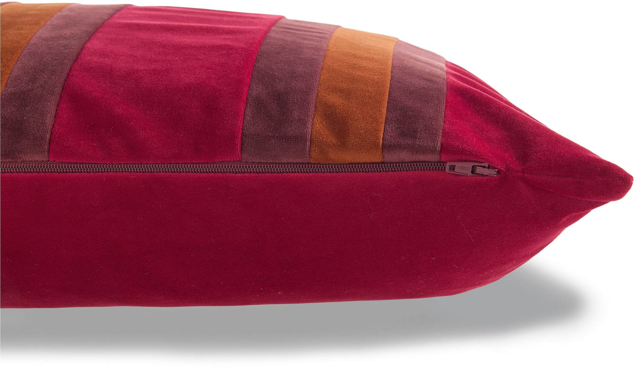TOM TAILOR HOME Dekokissen »Velvet Stripe« aus weichem Velvet