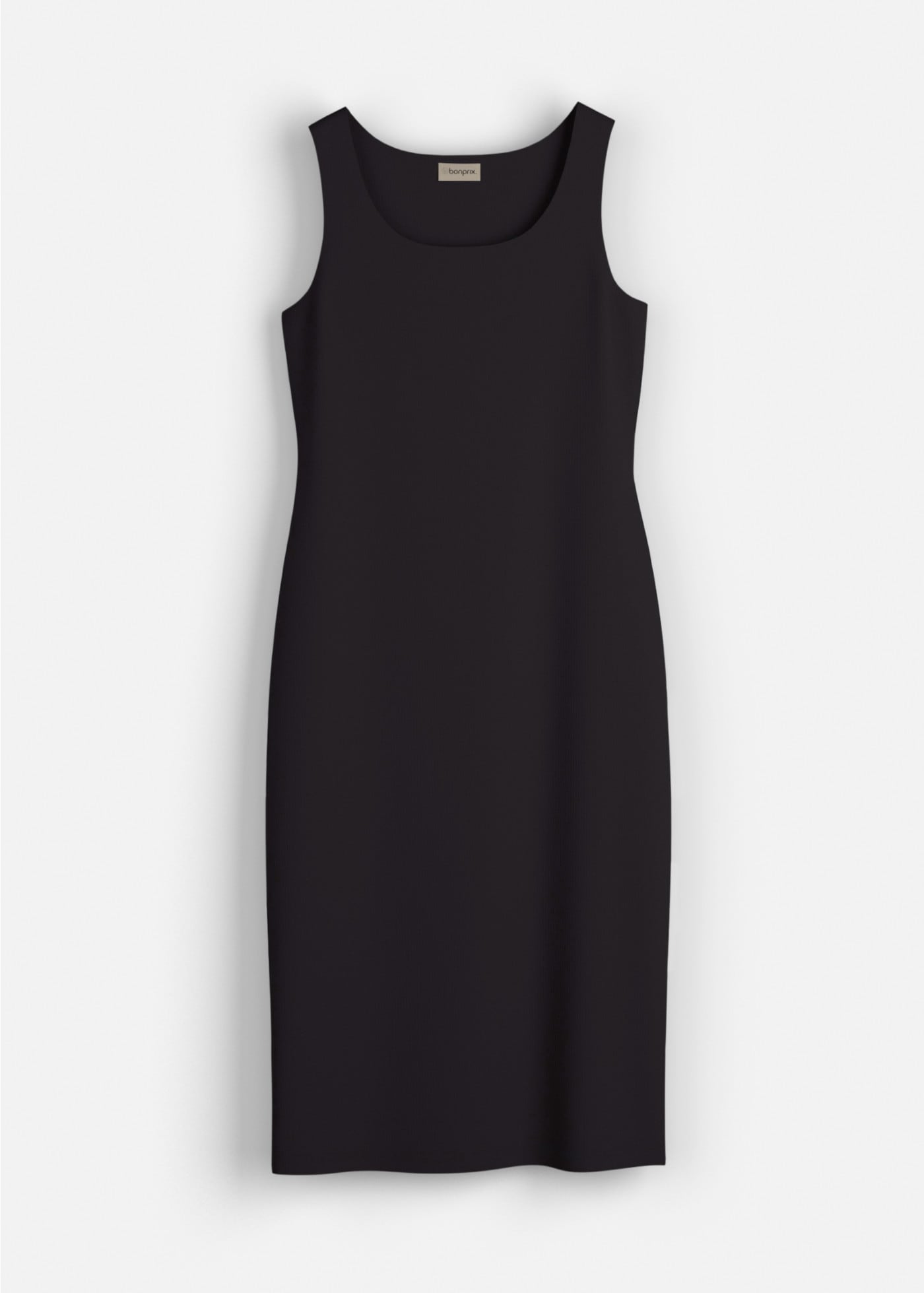 bonprix Trägerkleid taillierte Passform, ohne Ärmel, aus Baumwolle und Elasthan