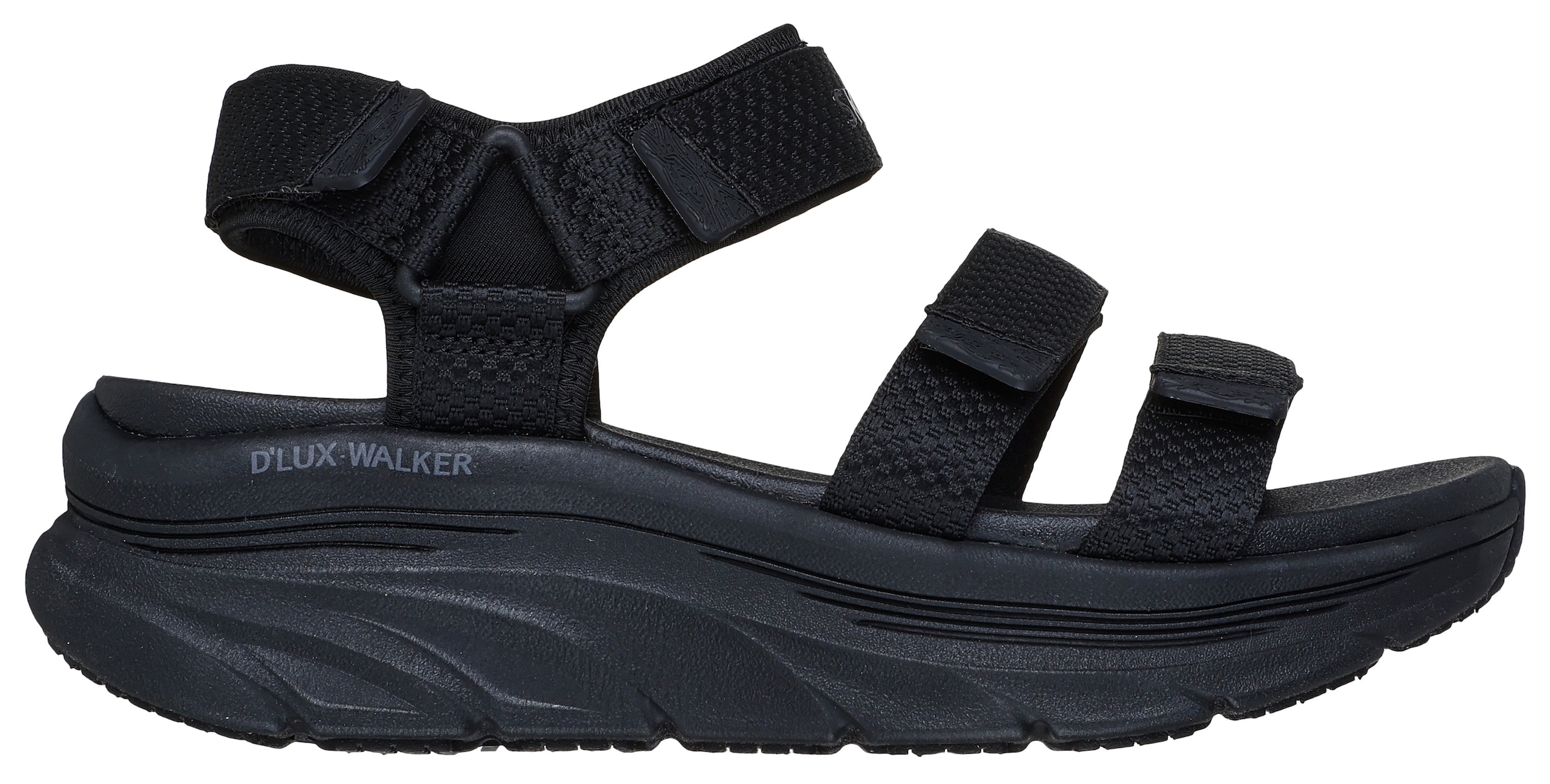 Skechers Sandale »D'LUX WALKER«, Trekkingsandale, Sommerschuh mit Klettverschlüssen