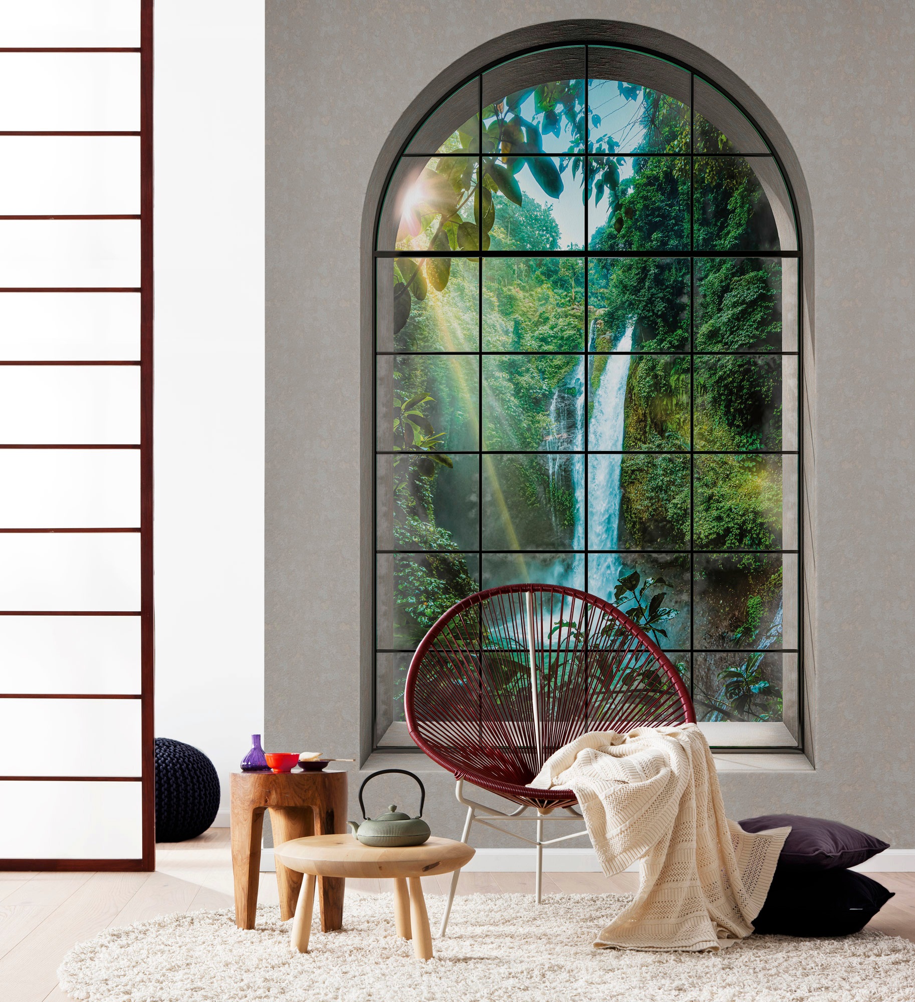 Komar Vliestapete »Digitaldruck Vlies - Rainforest - Größe 200 x 250 cm«, bedruckt, Wohnzimmer, Schlafzimmer