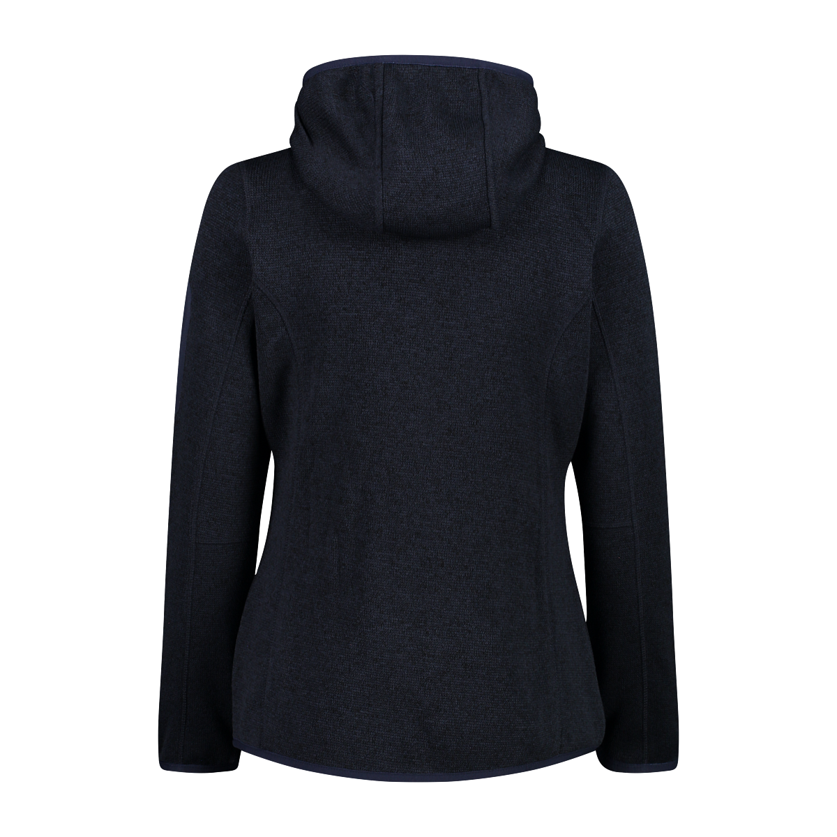 CMP Strickfleecejacke »KNITTED MELANGE HOODY WOMAN HOODY«, (1 St.), mit Kapuze, Wärmend und