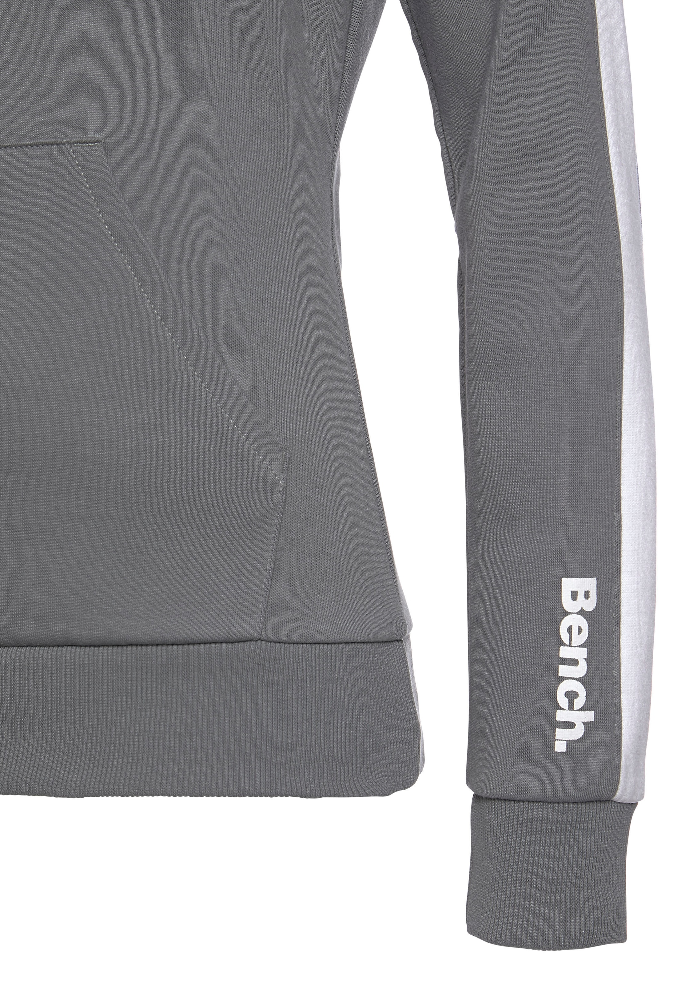 Bench. Loungewear Kapuzensweatshirt, mit Seitenstreifen und Kängurutasche,  Loungeanzug, Hoodie bei ♕