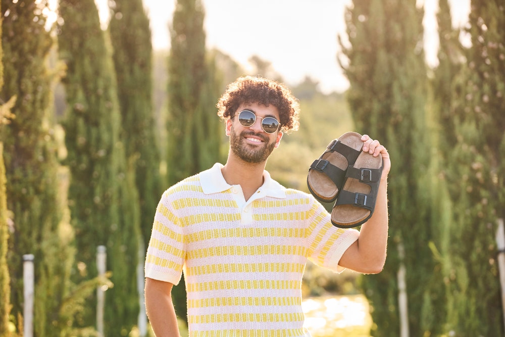 Rieker Pantolette  Sommerschuh, Strandschuh, Hausschuh mit bequemem Fußbett