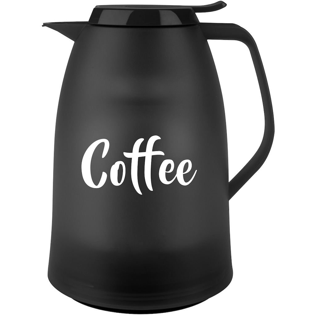 Emsa Isolierkanne »Mambo«, 1 l, (1), Design mit "Coffee" Schriftzug, Made in Germany