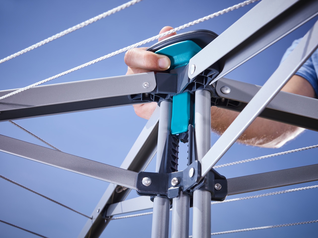 Leifheit Wäschespinne »LinoPopUp 140«, (2 tlg.) 3 Jahre XXL Garantie UNIVERSAL