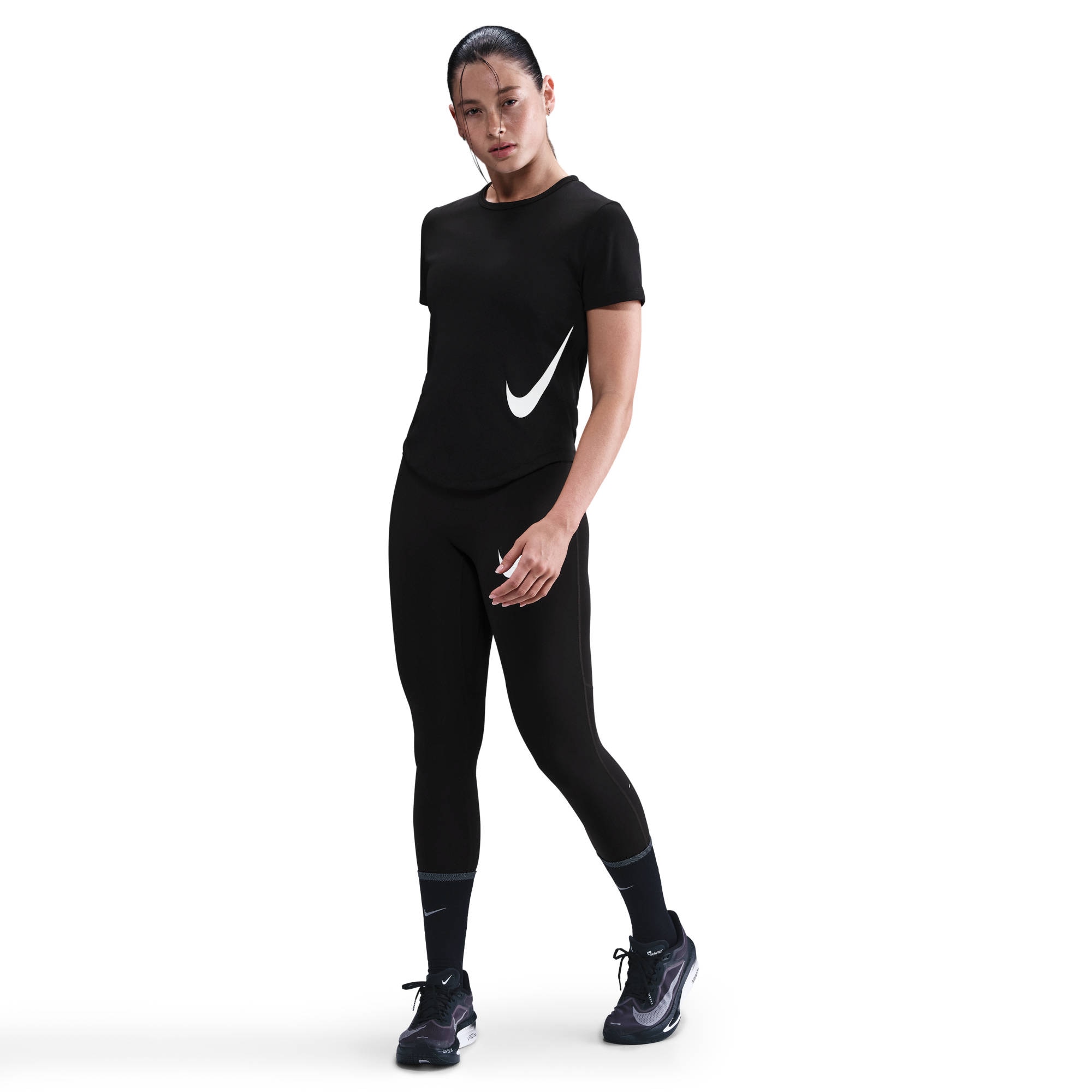 Nike Lauftop »W NK TEMPO SWSH HBR DF SS TOP«