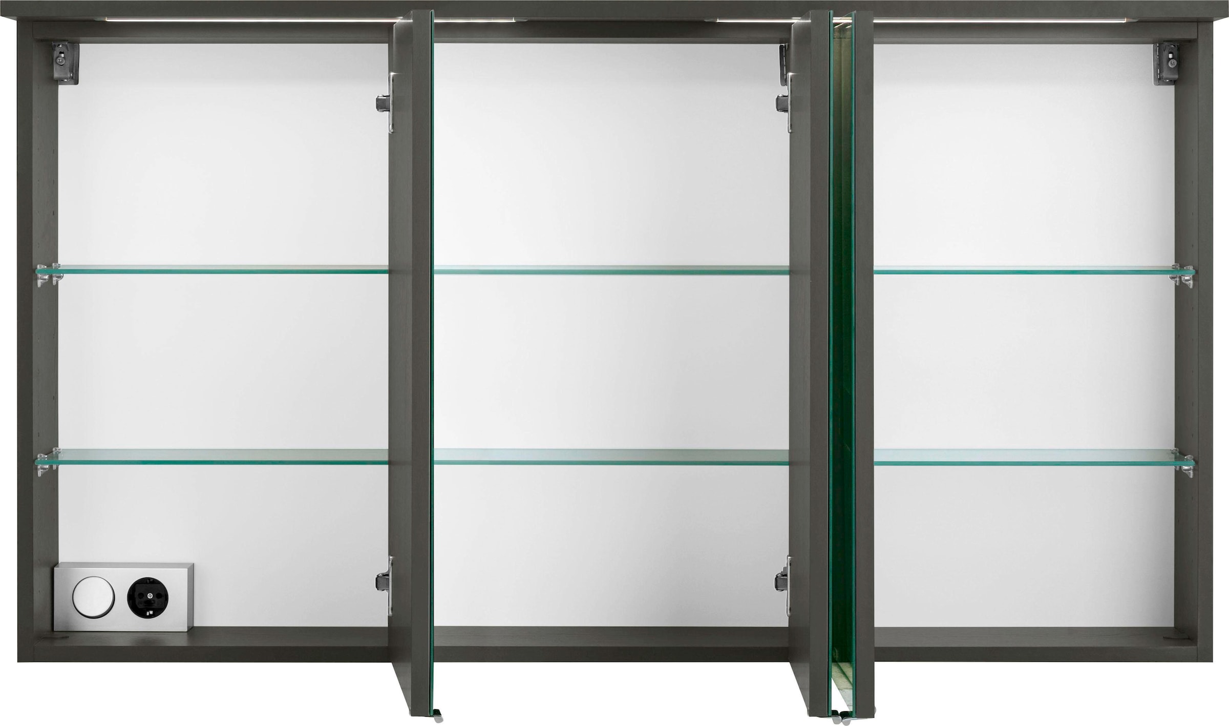 welltime Spiegelschrank »Lucca«, mit LED Beleuchtung