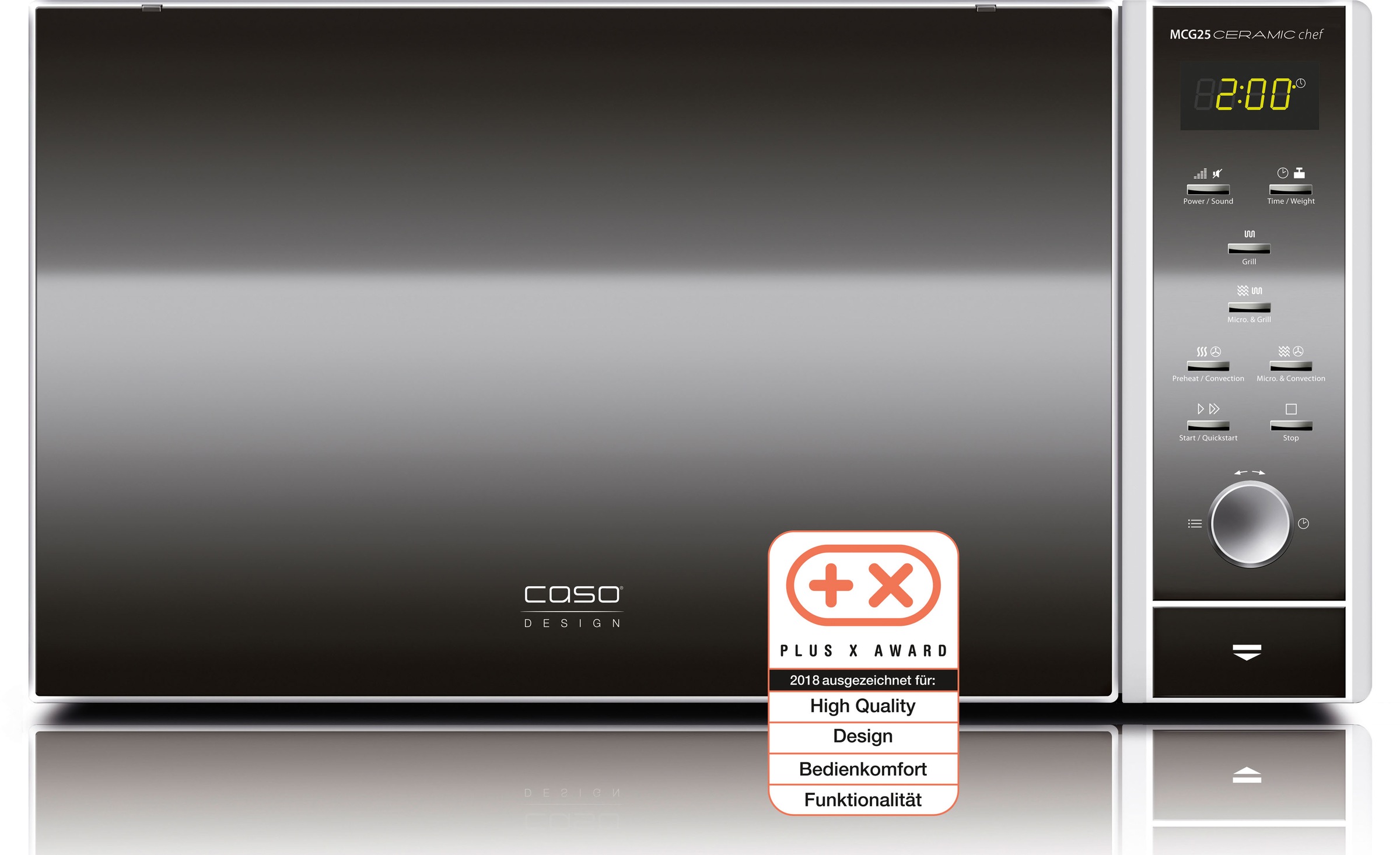 Caso Mikrowelle »3351 MCG 25 Ceramic Chef« Grill | Heißluft | Mikrowelle 2100 W