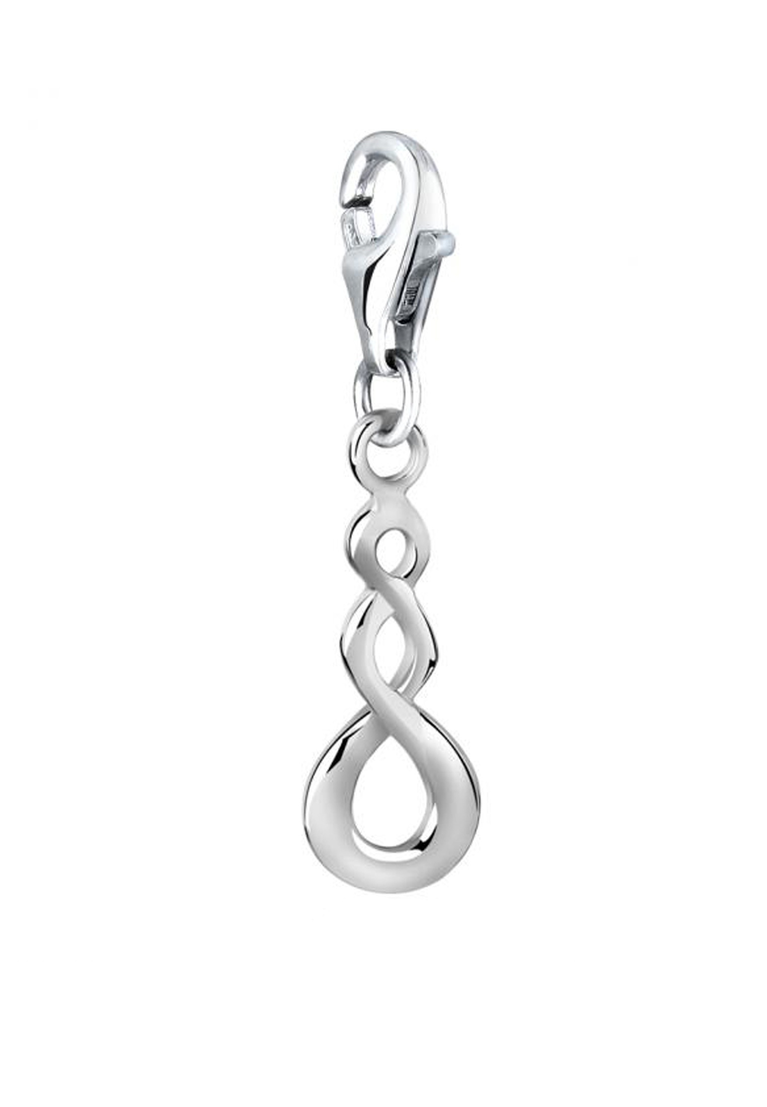 Nenalina Charm-Einhänger »Charm Maori Infinity Kraft Symbol-Charm Twist 925 Silber«