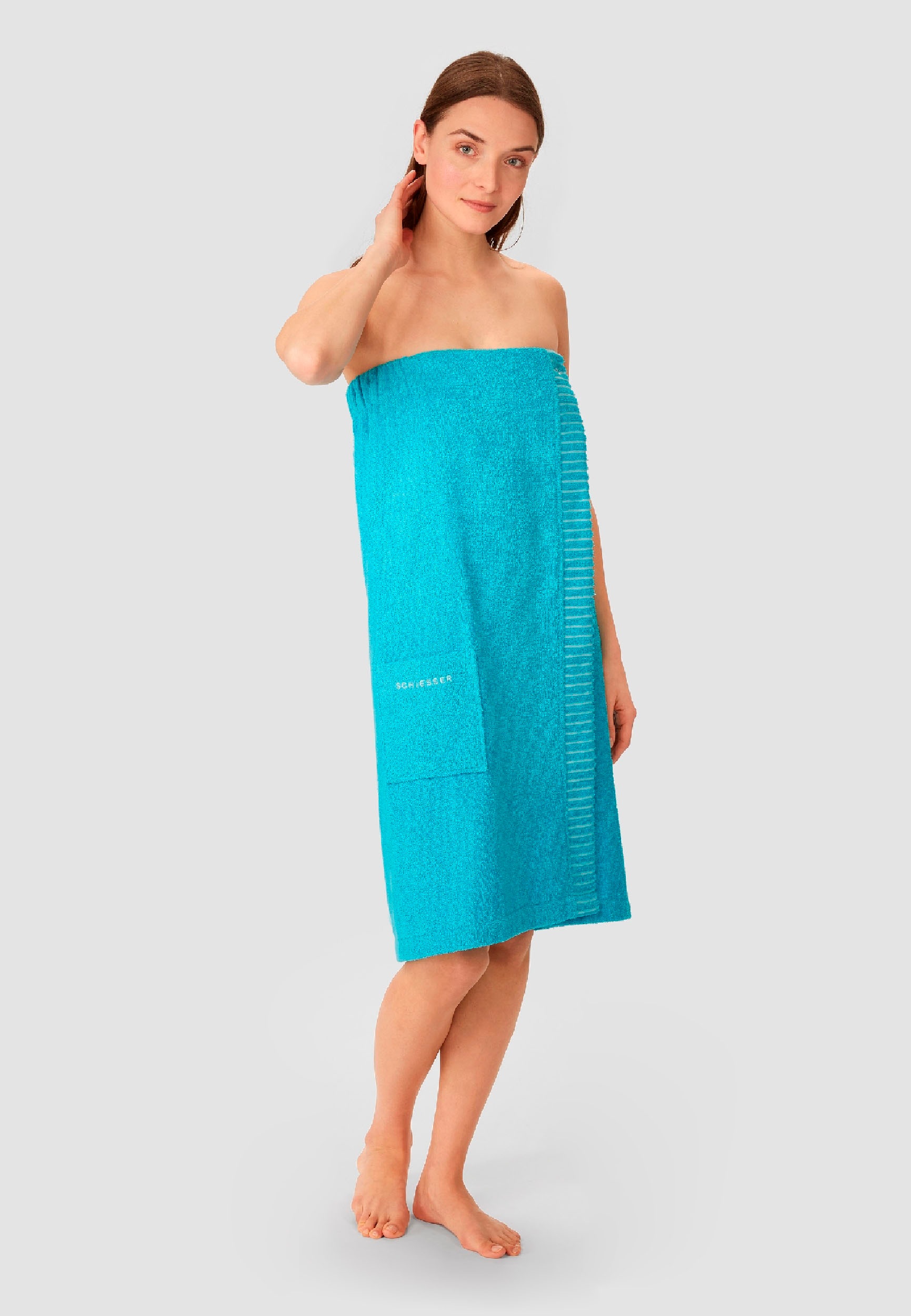 Schiesser Kilt »Rom aus weicher Baumwolle, saugstark und 3-fach weitenverstellbar«, (1 St.), MADE IN GREEN by OEKO-TEX®