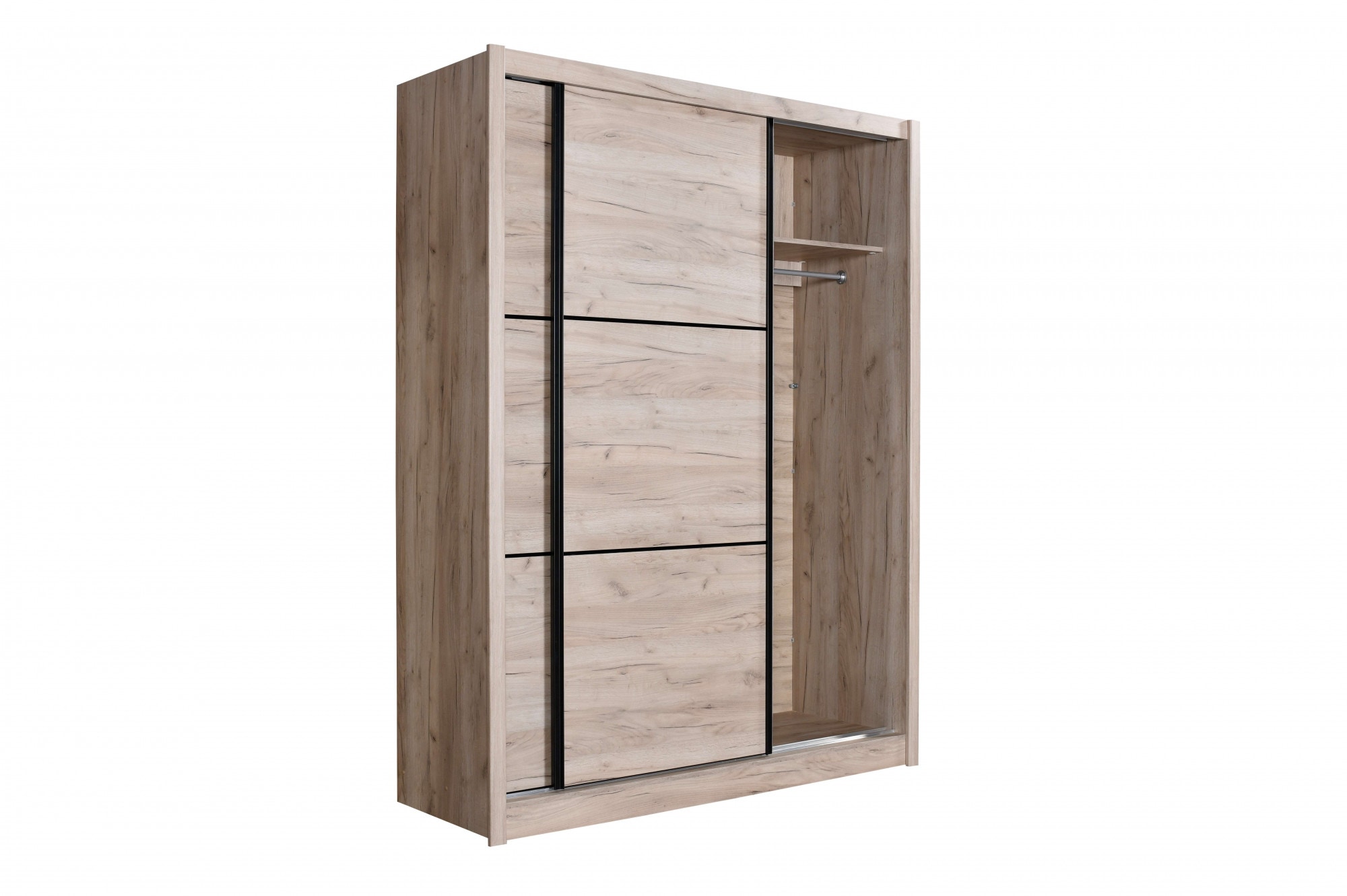 INOSIGN Schwebetürenschrank »Navara Kleiderschrank Wäscheschrank«, in 3 Breiten, mit kompletter Innenausstattung, FSC®-zertifiziert
