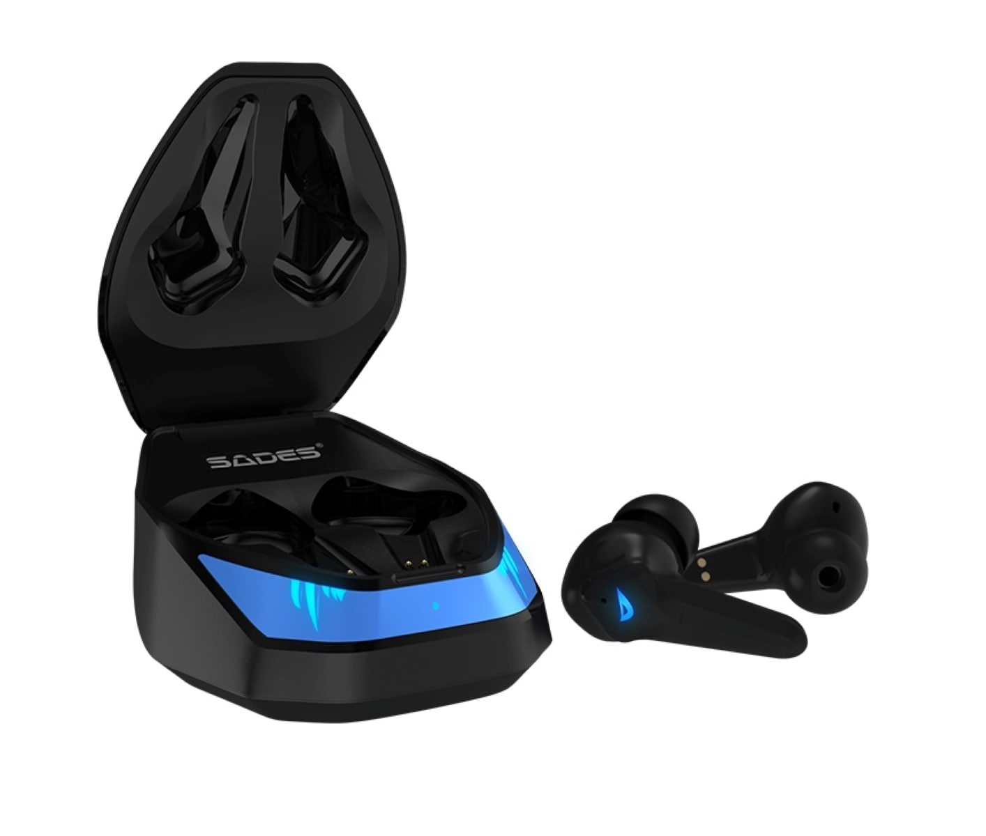 Sades In-Ear-Kopfhörer »Wings 200 TW-S02«, Stereo, automatische bei mit Bluetooth kabellos, Mikrofon, 5.0, Kopplung