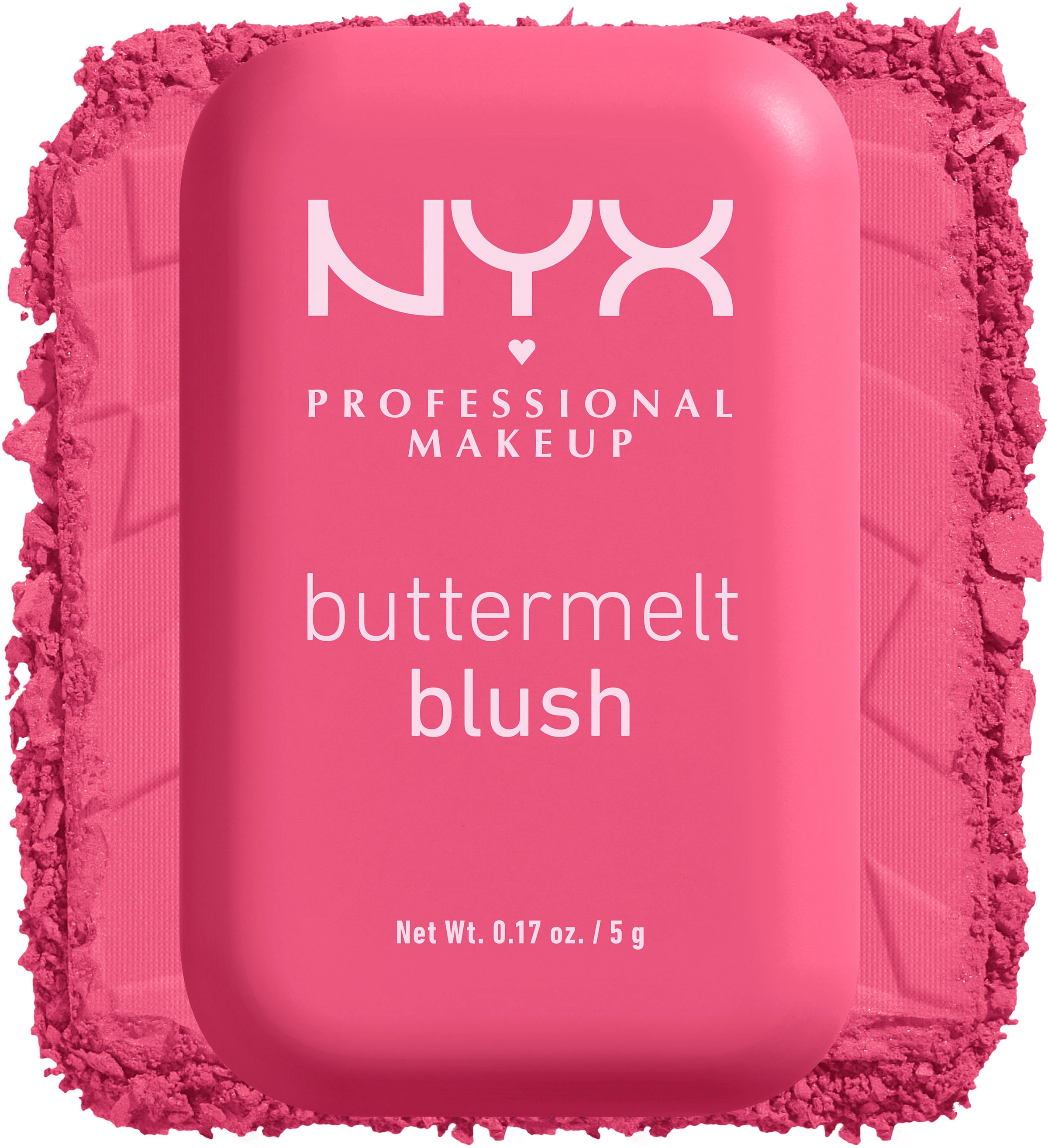 NYX Rouge »Makeup Buttermelt Blush«, Cremige, leichte Textur, variable Deckkraft, pflegende Formel.