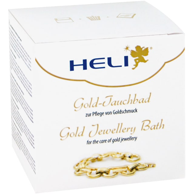 HELI Schmuckreiniger »Gold-Tauchbad, 141278«, enthält ein Tauchsieb sowie  zusätzlich ein Mikrofaserpflegetuch auf Raten kaufen
