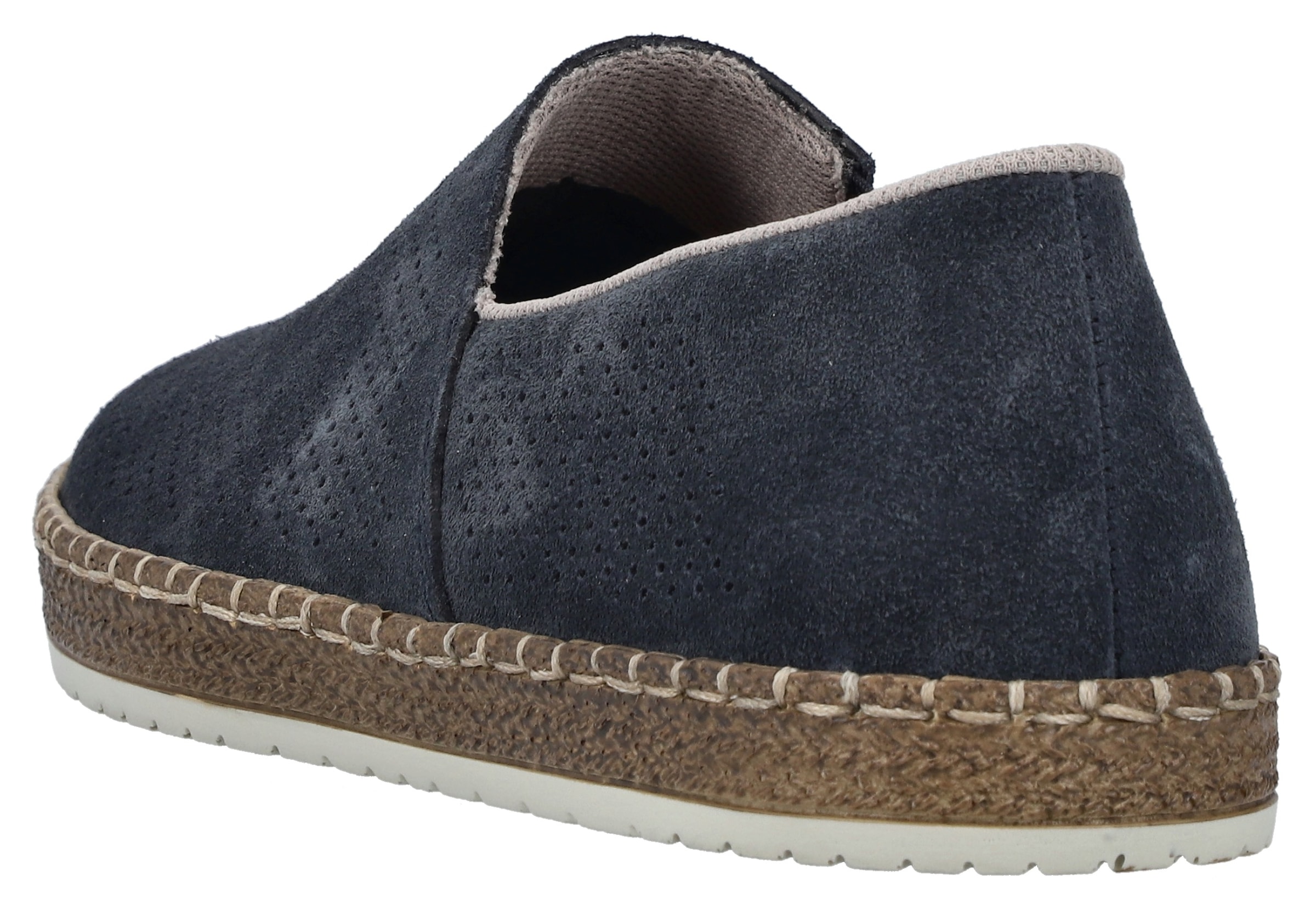 Rieker Slipper  , Schlupfschuh, Casual-Slipper, Mokassin mit Perforation