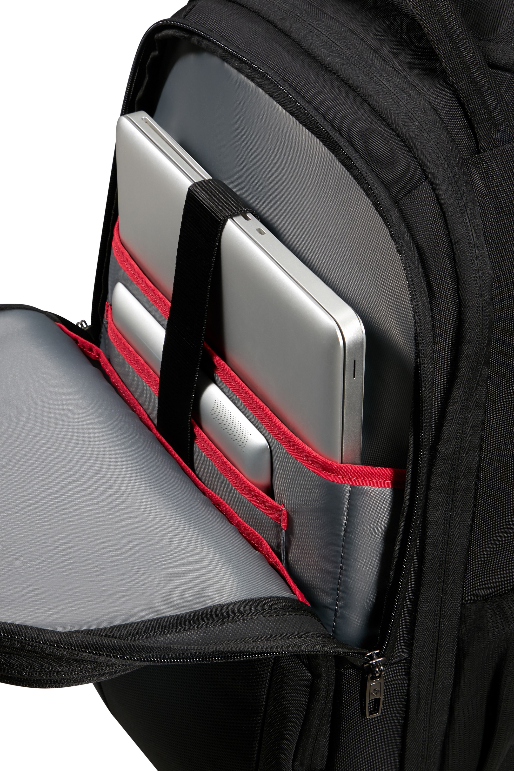 Samsonite Laptoprucksack »GUARDIT 3.0 mit Trolleyfunktion«, 2 Rollen Teleskopgriff Businessrucksack
