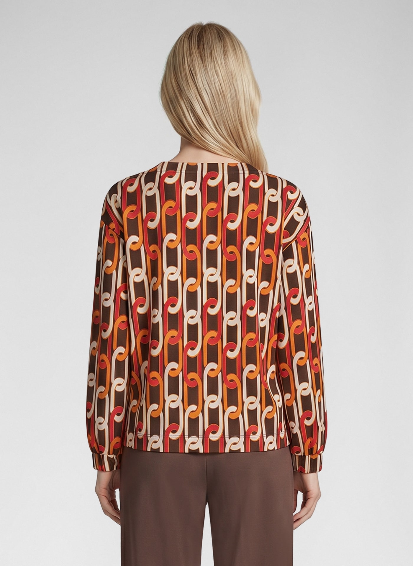 Rabe Langarmshirt miit Allover-Muster