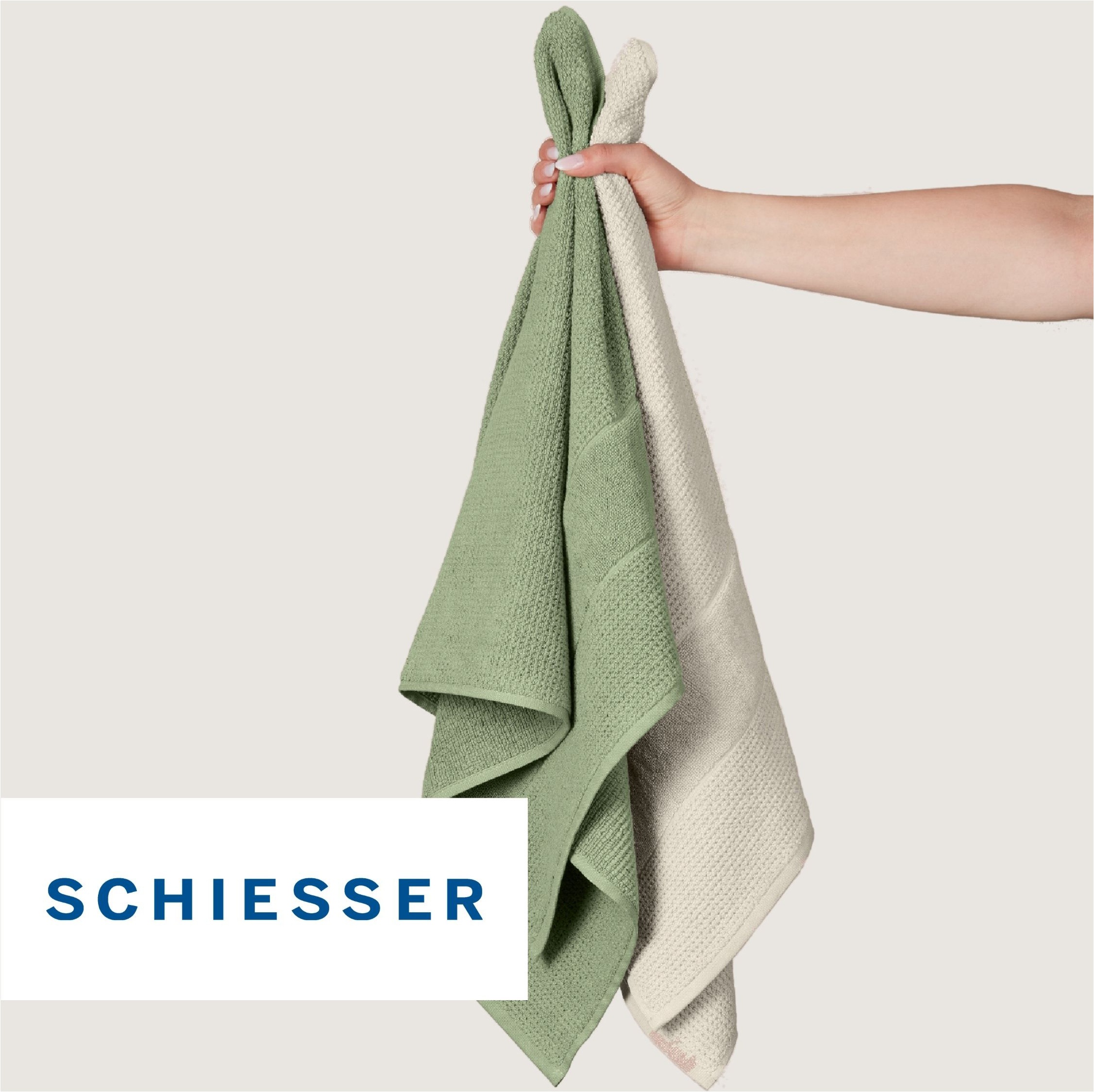 Schiesser Saunatuch »Turin in angesagter Reiskornoptik« OEKO-TEX® MADE IN GREEN