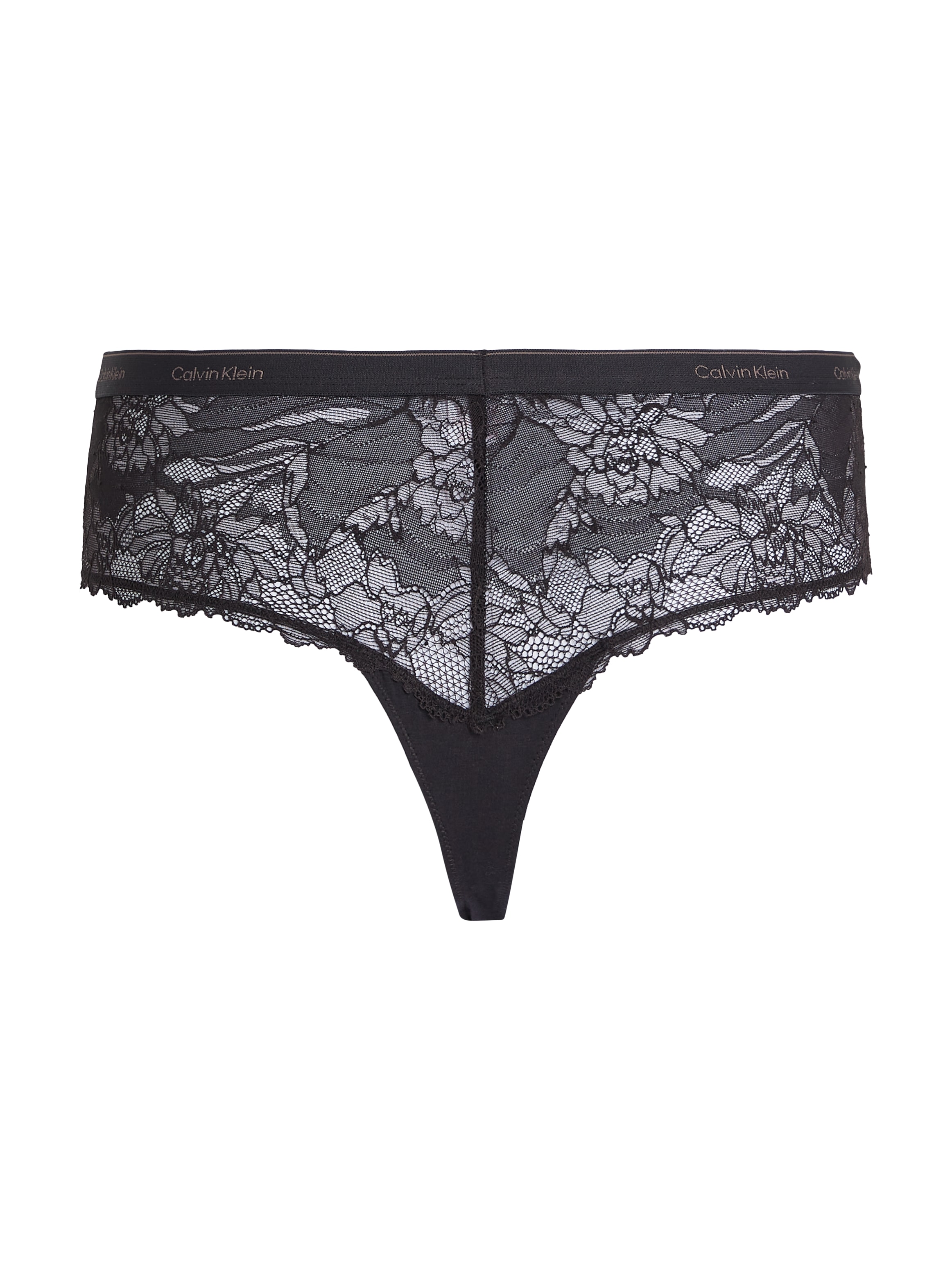 Calvin Klein Underwear Tanga »THONG«, mit breitem Spitzenbund