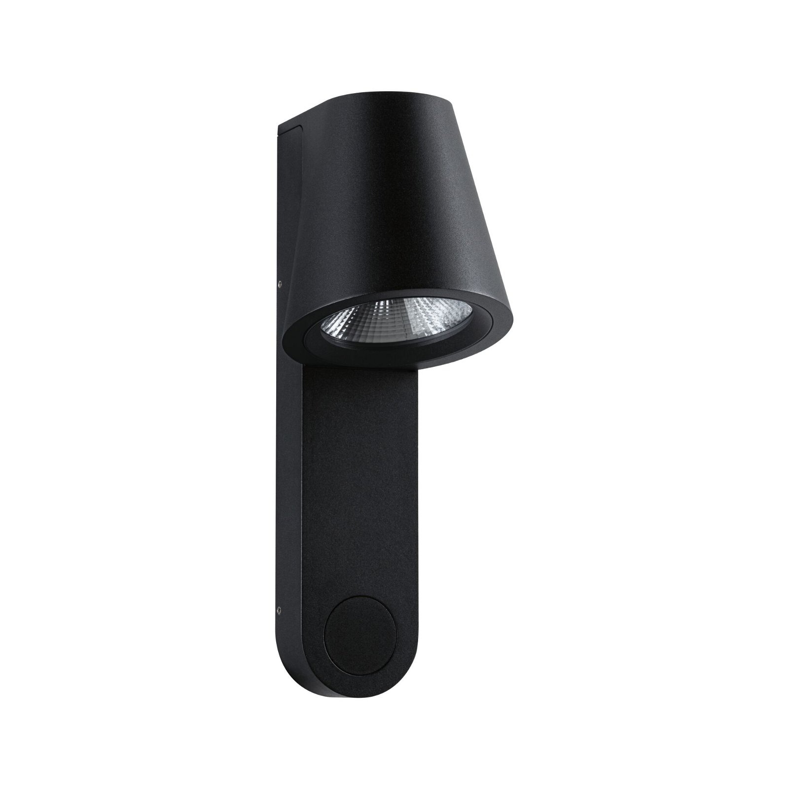 Paulmann LED Außen-Wandleuchte »IP44 105x127mm 3000K 9W 700lm 230V 65° Anthrazit Aluminium«, 1 flammig, Bewegungsmelder mit Hochfrequenz-Sensor