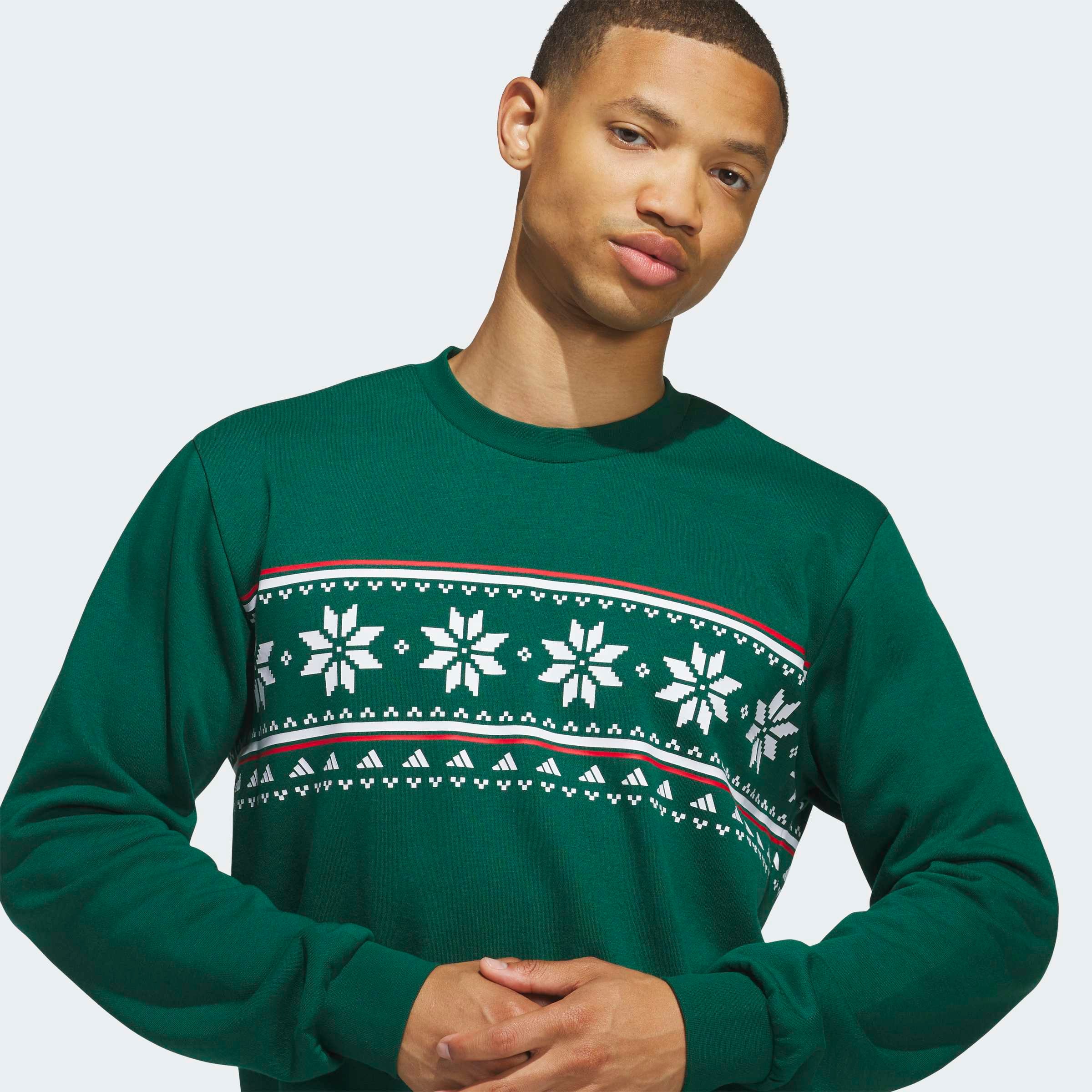 adidas Sportswear Sweatshirt »HOLIDAY, GRAFIK, RUNDHALSAUSSCHNITT«
