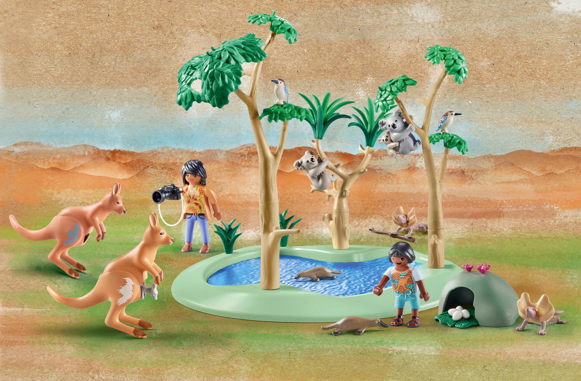 Playmobil® Konstruktions-Spielset »Korallenriff Plattform (71623), Wiltopia«, (67 St.), Made in Europe