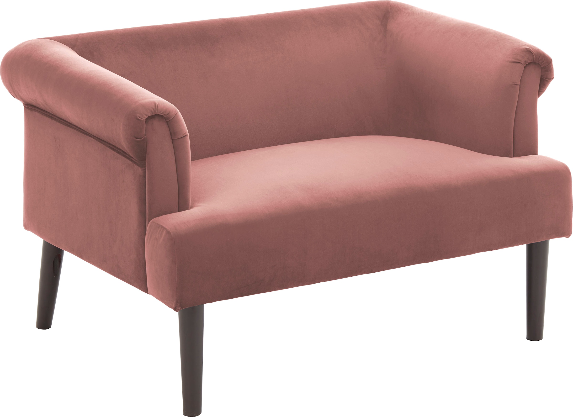 ATLANTIC home collection 1,5-Sitzer »Charlie«, XXL-Sessel mit Samtveloursbezug, mit Wellenunterfederung
