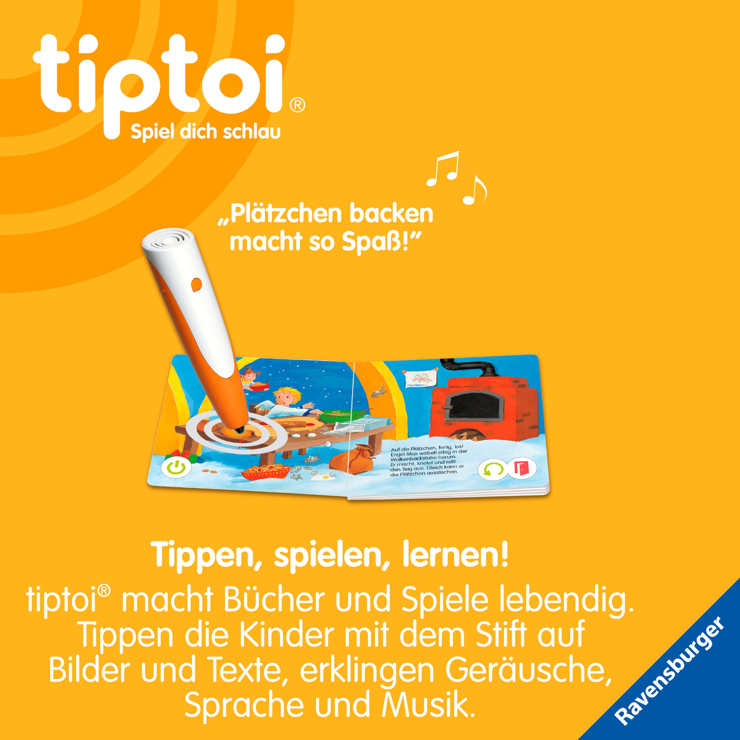 Ravensburger Spielzeug-Adventskalender »tiptoi® Mein großer Adventskalender«, ab 3 Jahren