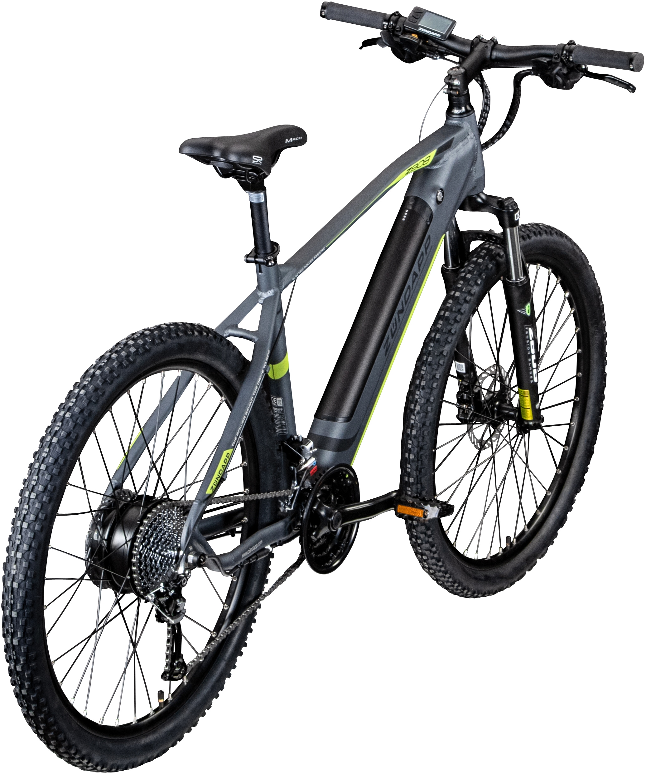 Zündapp E-Bike »Z808«, 24 Gang, Heckmotor 250 W, Pedelec, Elektrofahrrad für Damen u. Herren, MTB