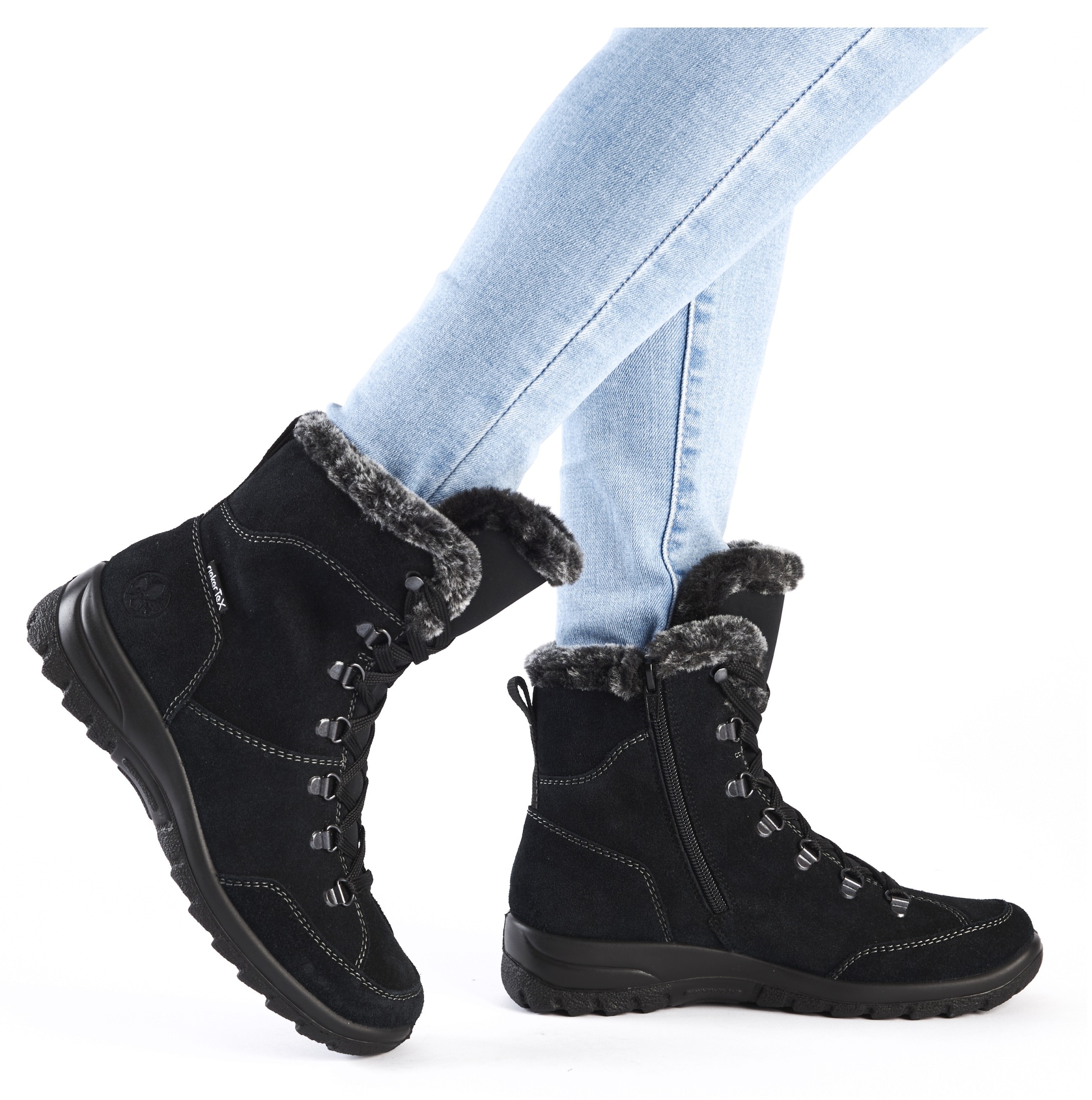 Rieker Winterboots, Schnürboots, Stiefelette mit wasserabweisender riekerTEX-Membran