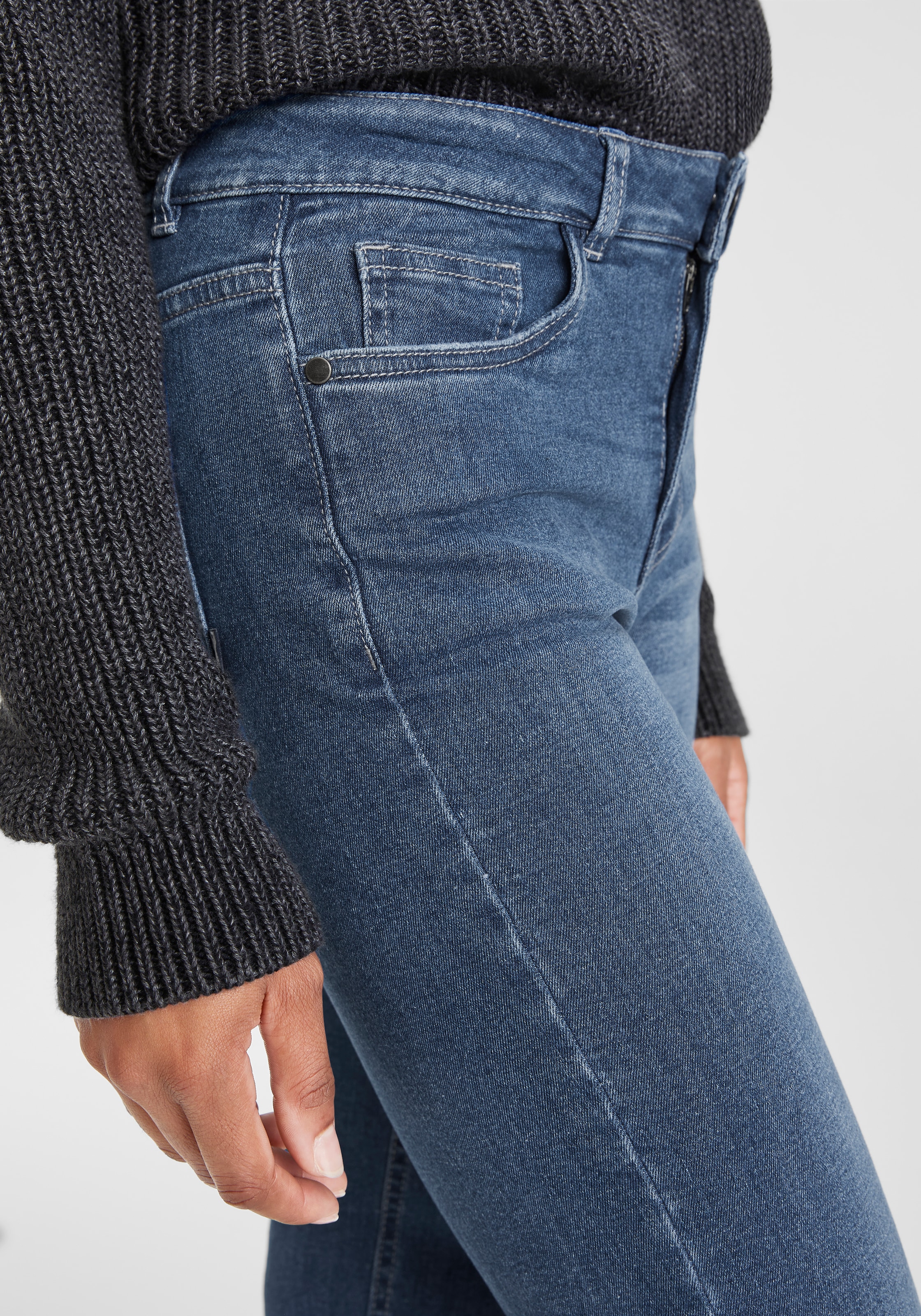 Arizona Gerade Jeans, "Wide Leg"