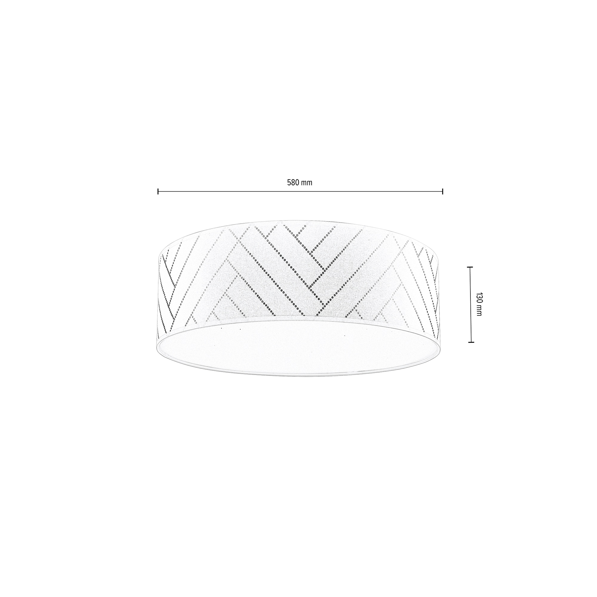BRITOP LIGHTING Deckenleuchte »PUNTO«, 4 flammig, Leuchtmittel E27 | ohne Leuchtmittel, Lampenschirm befestigt an Magneten, aus laminierter Tapete mit Blende