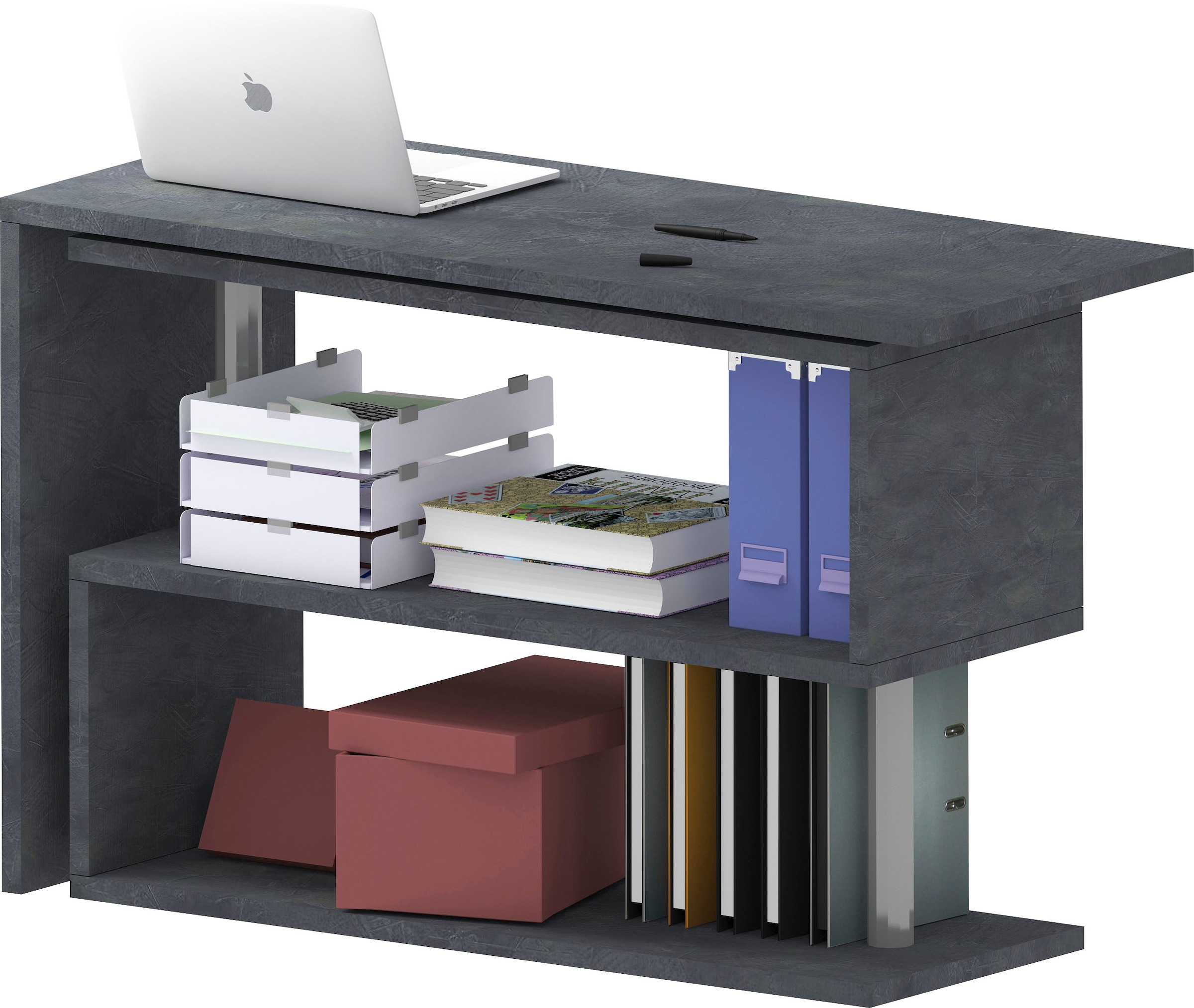 INOSIGN Schreibtisch »Volta, Made in Italy« multifunktional - als Computertisch, Eckschreibtisch oder Sideboard