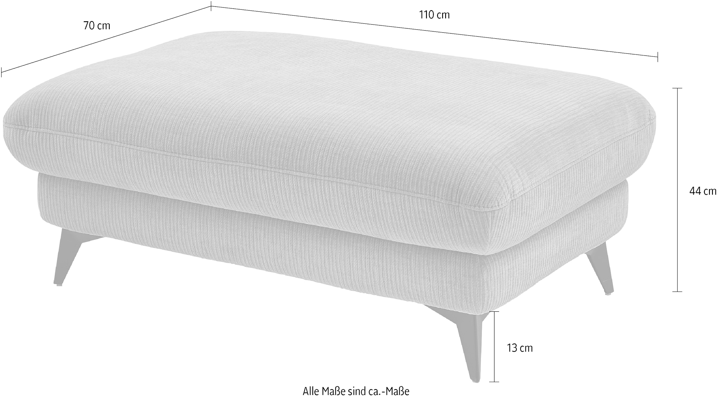 Die PlanBar Hocker »MP-IN23149«, Hochwertige Kaltschaumpolsterung, stylische Metallfüße