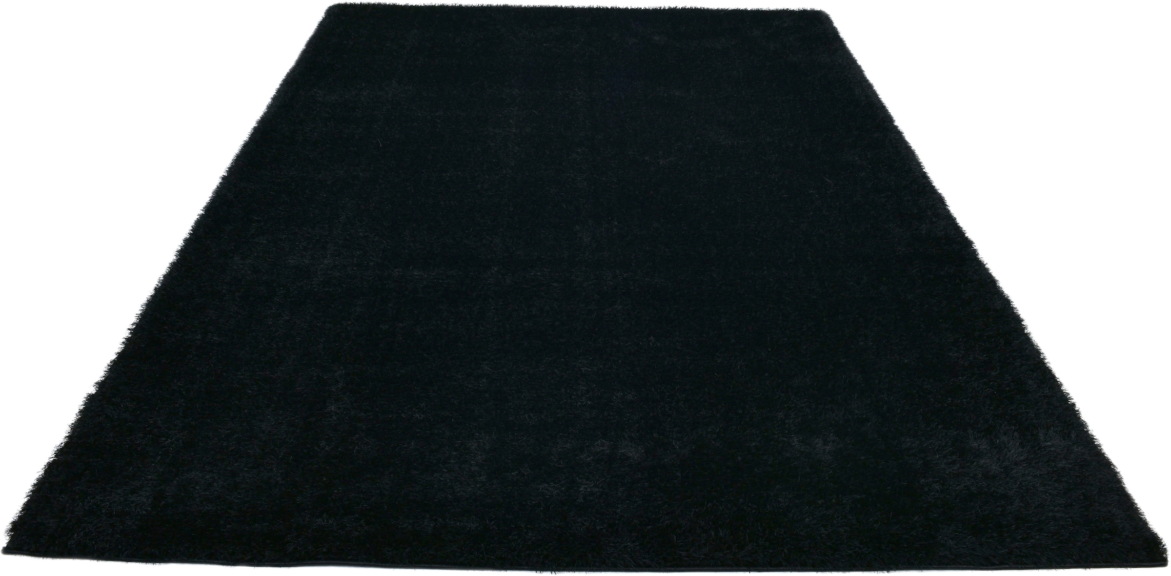 my home Hochflor-Teppich »Malin«, rechteckig, 43 mm Höhe, Shaggy in Uni-Farben, einfarbig, leicht glänzend, besonders weich