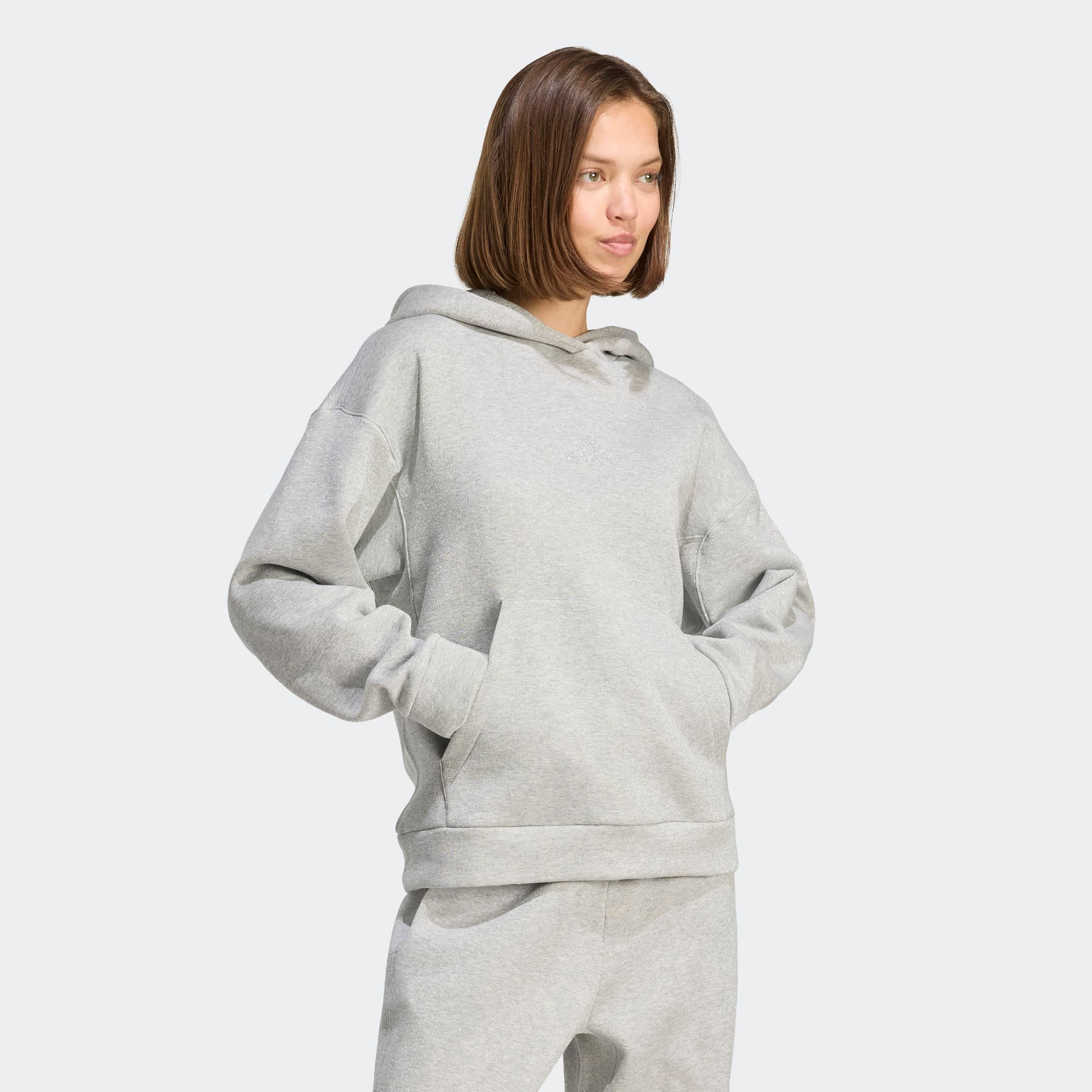adidas Sportswear Kapuzensweatshirt »ALL SZN HOLIDAY GLITTER FLEECE LOOSE HOODIE«

