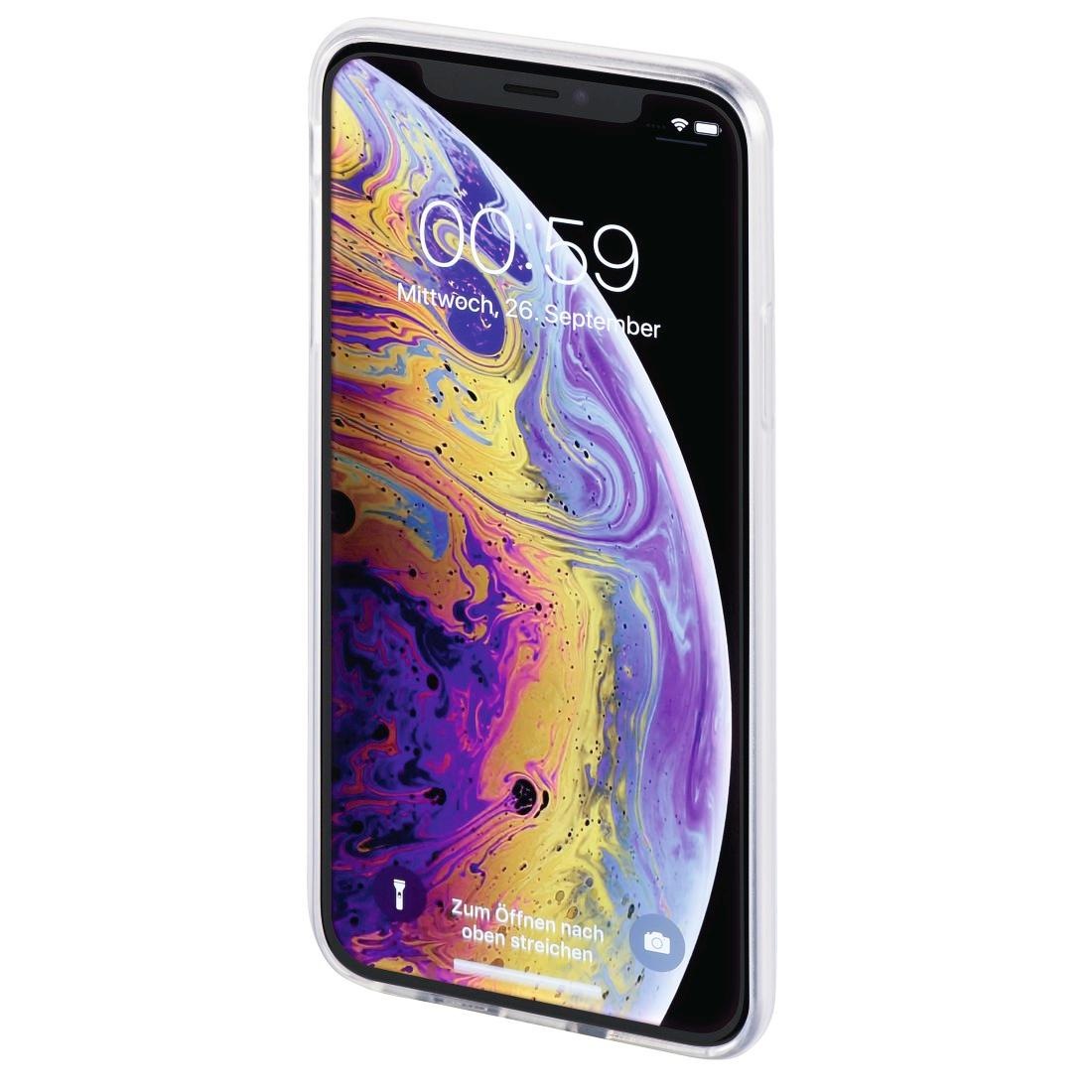 Hama Smartphone-Hülle »Cover "Crystal Clear" für Apple iPhone X, Xs, Transparent«, Wireless-Charging-kompatibel