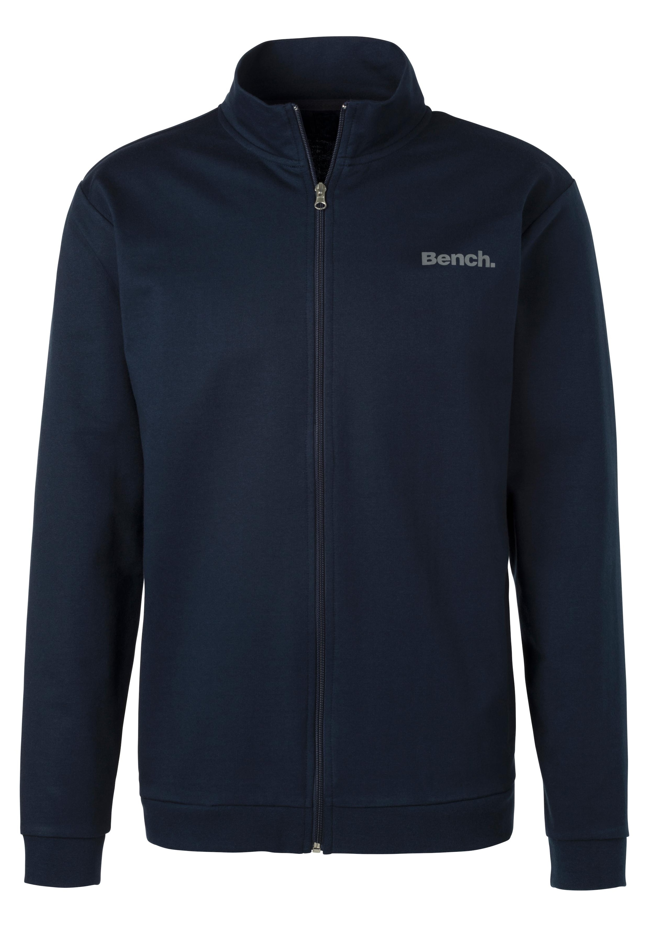 Bench. Loungewear Sweatjacke, mit seitlichen Eingrifftaschen, aus leichter und bequemer Sweatware