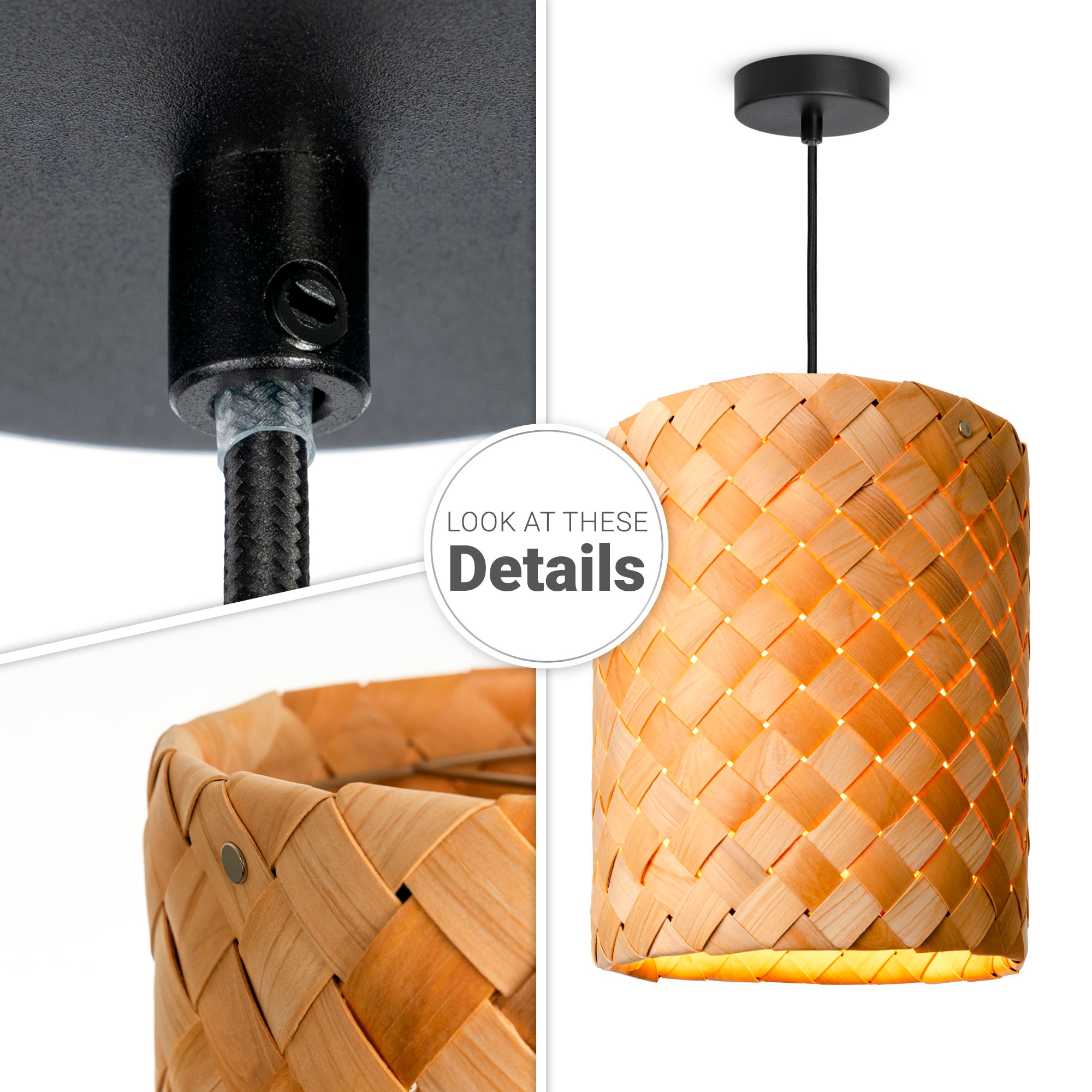 Paco Home Pendelleuchte »HUGO PD1« E27