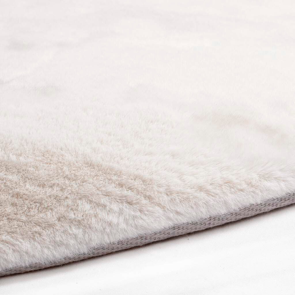 Carpet City Hochflor-Teppich »TOPIA400«, rund, 21 mm Höhe, besonders weich und kuschelig durch Polyester, Uni-Farben