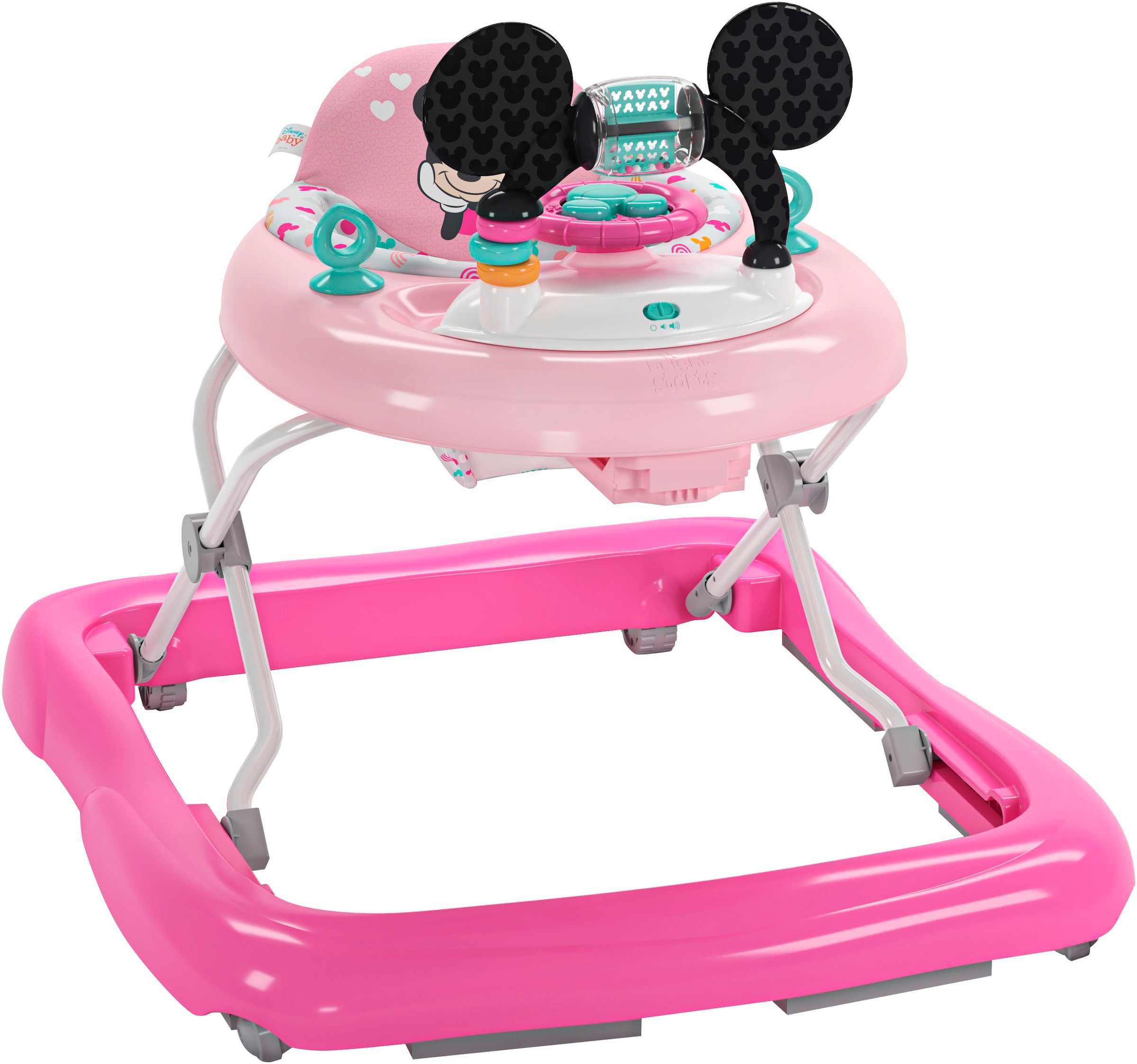 Bright Starts Lauflernhilfe »MINNIE MOUSE Tiny Trek™ Walker, Forever Besties™, 2-in-1 Walker«, mit Licht und Sound