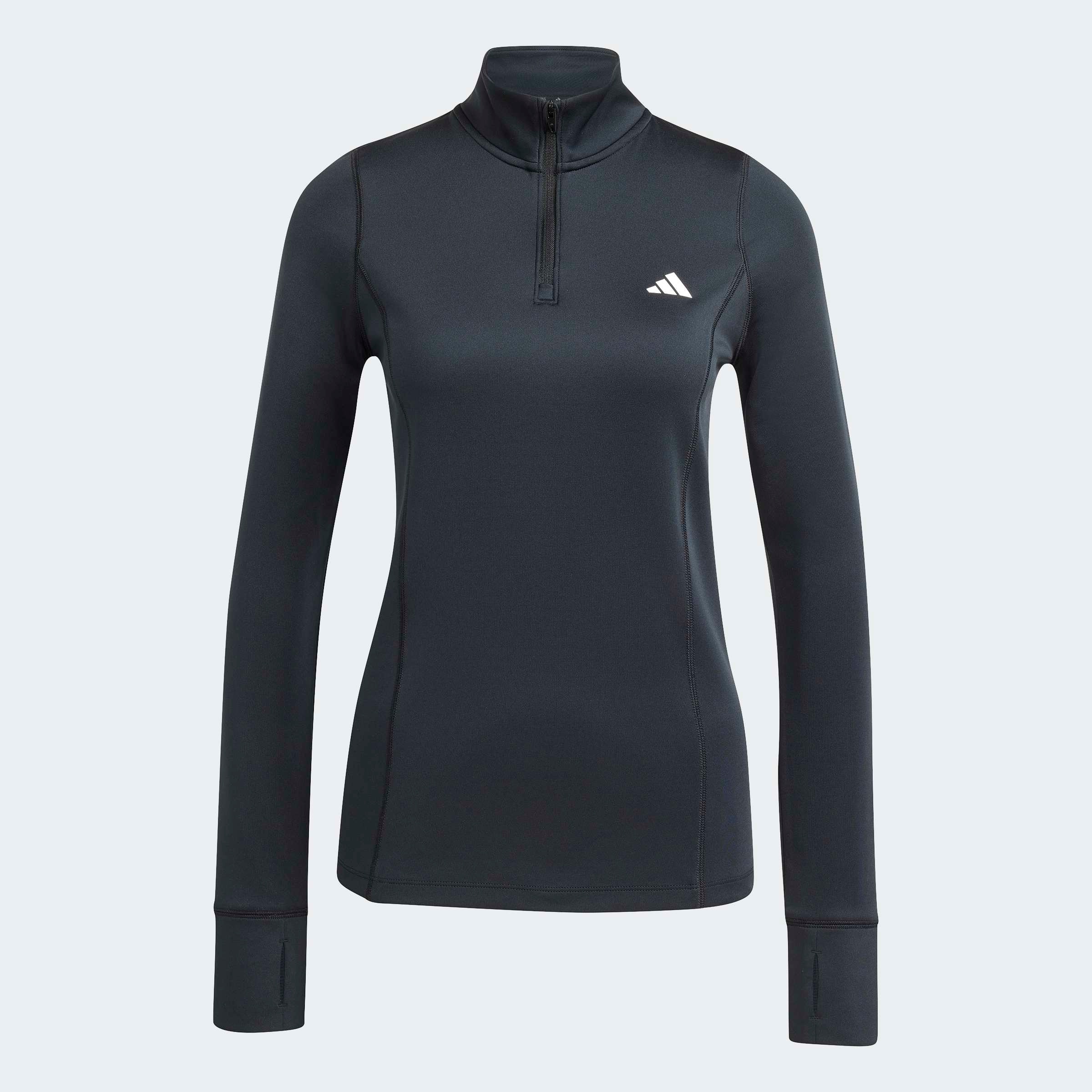 adidas Performance Rollkragenpullover »WORKOUT ESSENTIALS 1/4 ZIP COVER UP« mit Reißverschluss, für Sportmode und Streetwear, sportlicher Stil