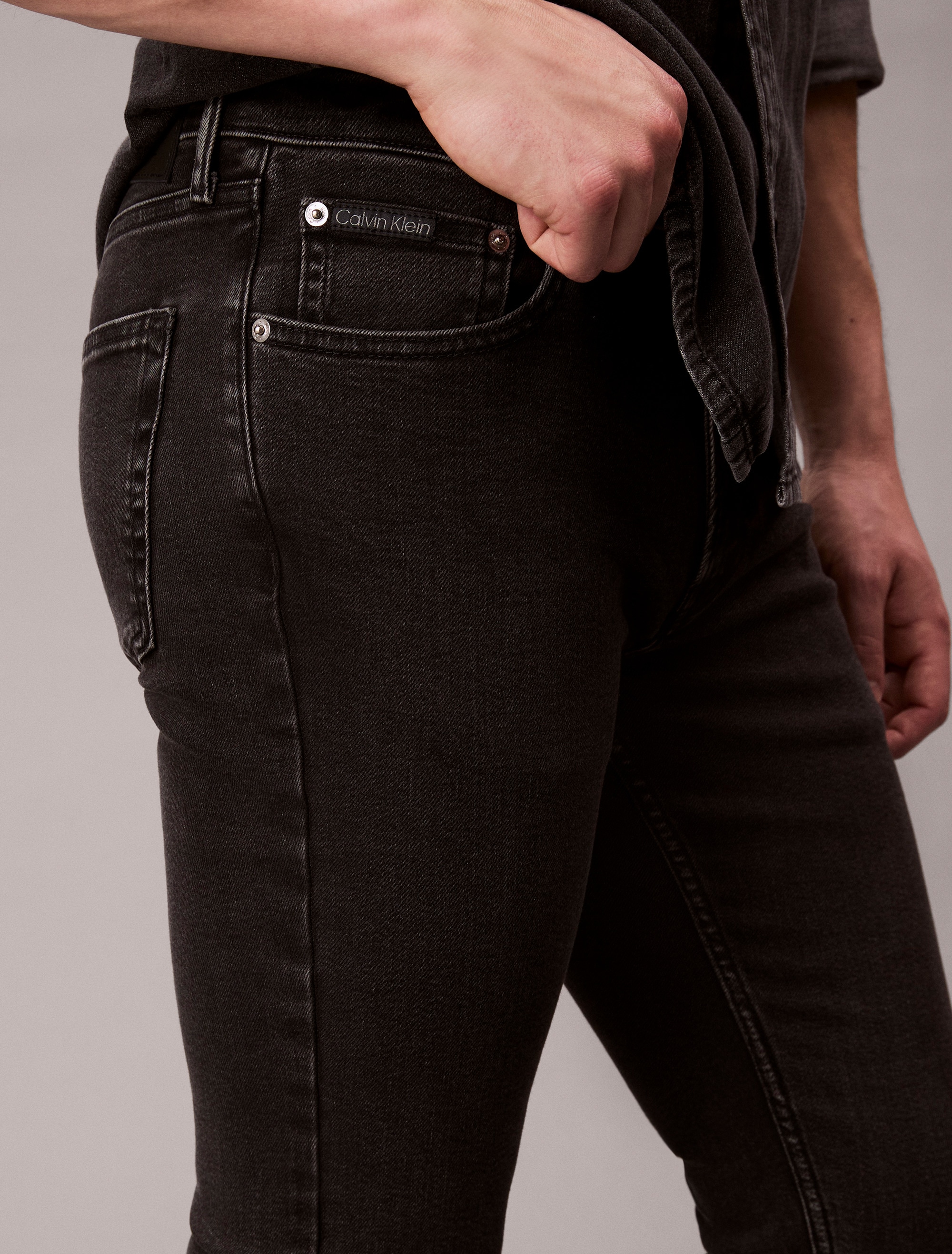 Calvin Klein Jeans Skinny-fit-Jeans »SKINNY JEAN REGEN«, Mit Gürtelschlaufen