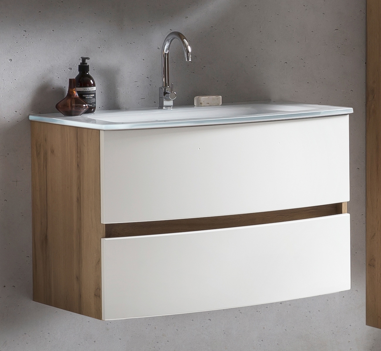 welltime Waschtisch »Kaunas«, Breite 80 cm, mit Soft-Close Funktion