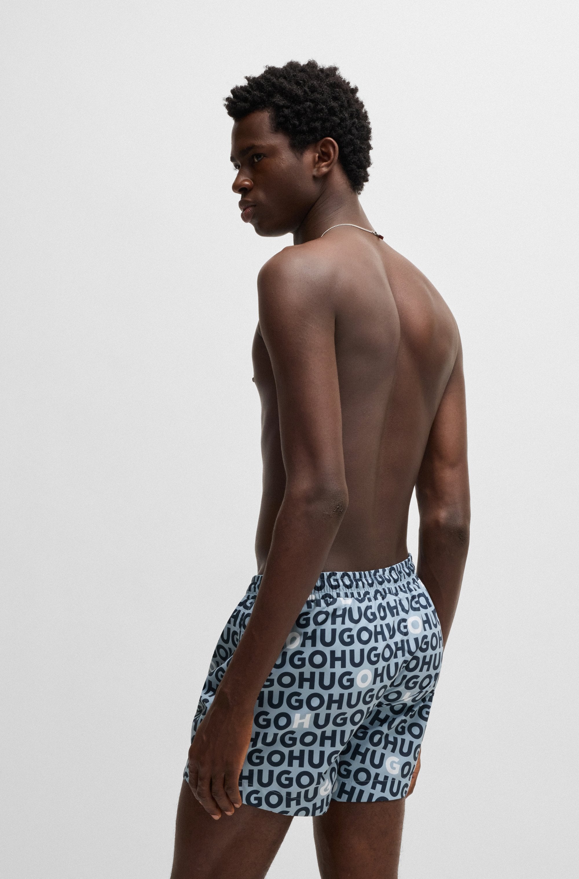 HUGO Underwear Badehose »TORTUGA«, mit Allover-Logoschriftzug