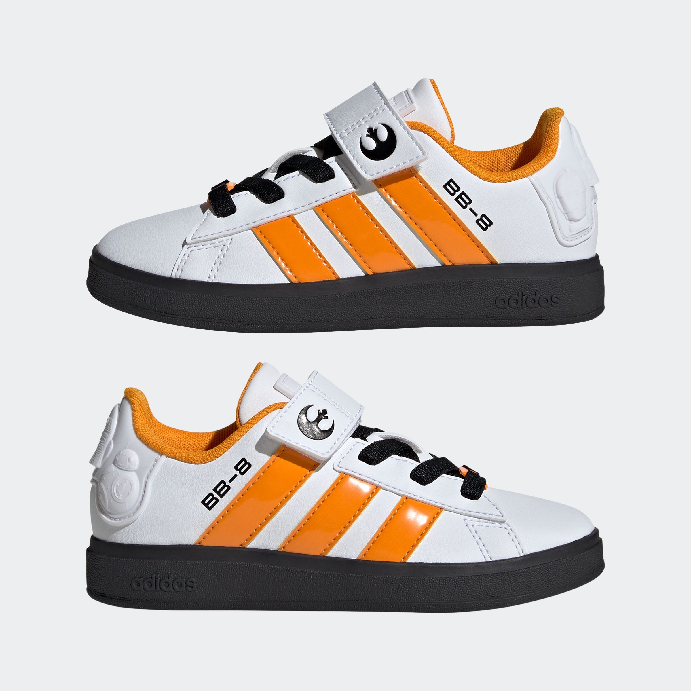 adidas Sportswear Sneaker »ADIDAS X STAR WARS GRAND COURT 2.0«, Design auf den Spuren des adidas Superstar