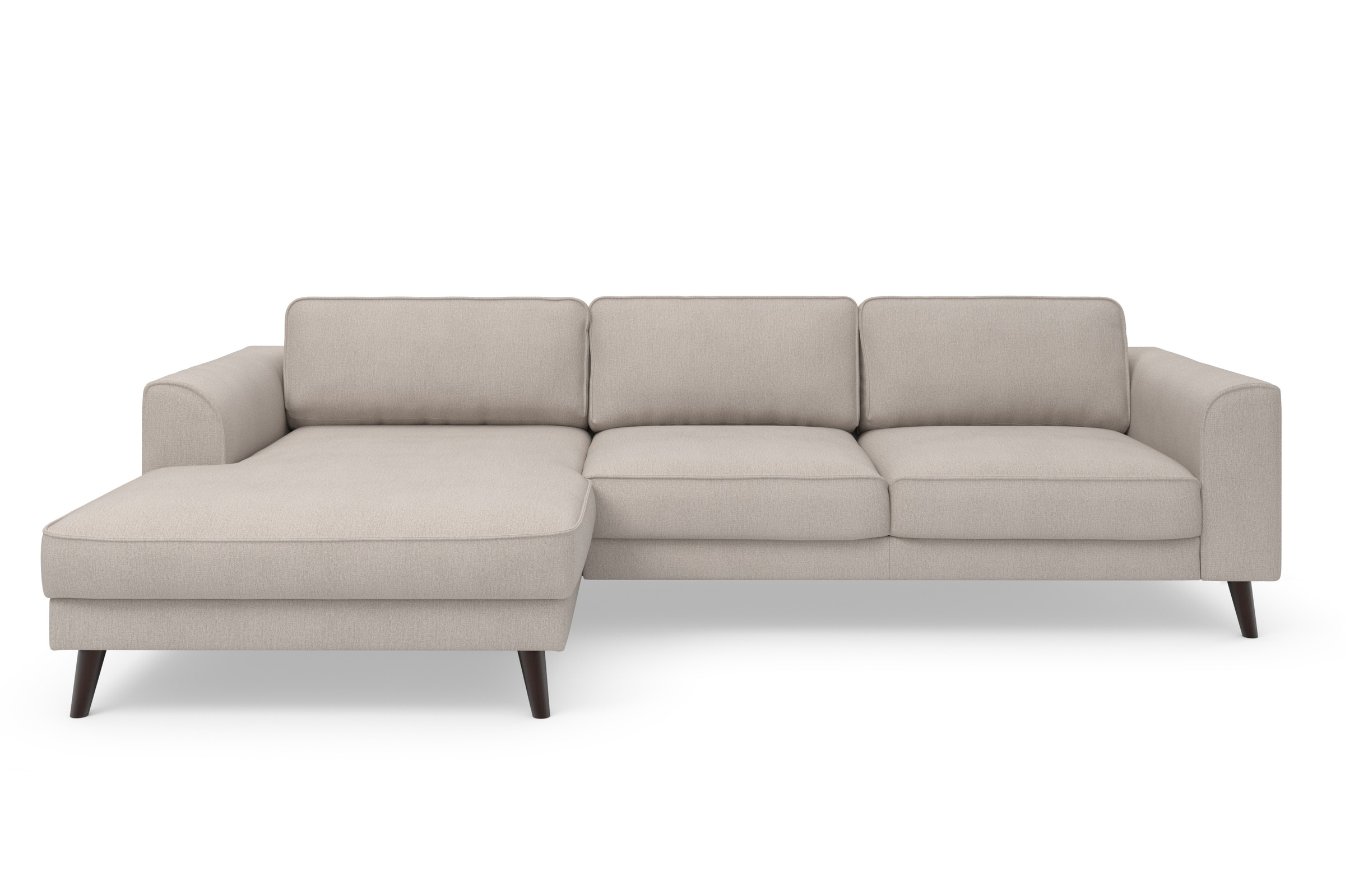 TRENDMANUFAKTUR Ecksofa »Lumber Jack, elegantes Designsofa, zeitlos modern, hoher Sitzkomfort«, wahlweise mit Bettfunktion u. Bettkasten, L-Form
