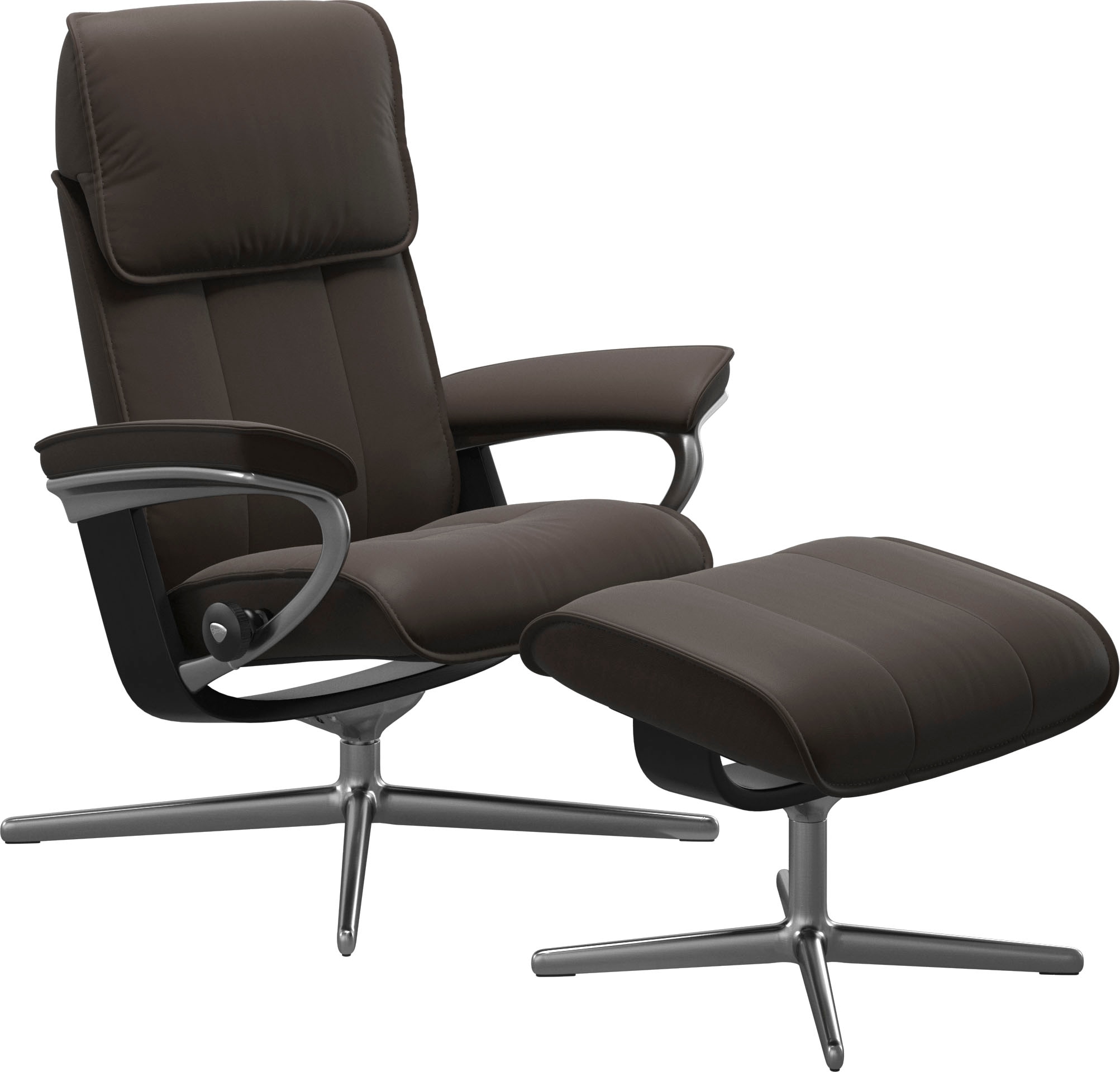 Stressless® Relaxsessel »Admiral«, mit Cross Base, Größe M & L, Holzakzent  Schwarz auf Raten bestellen