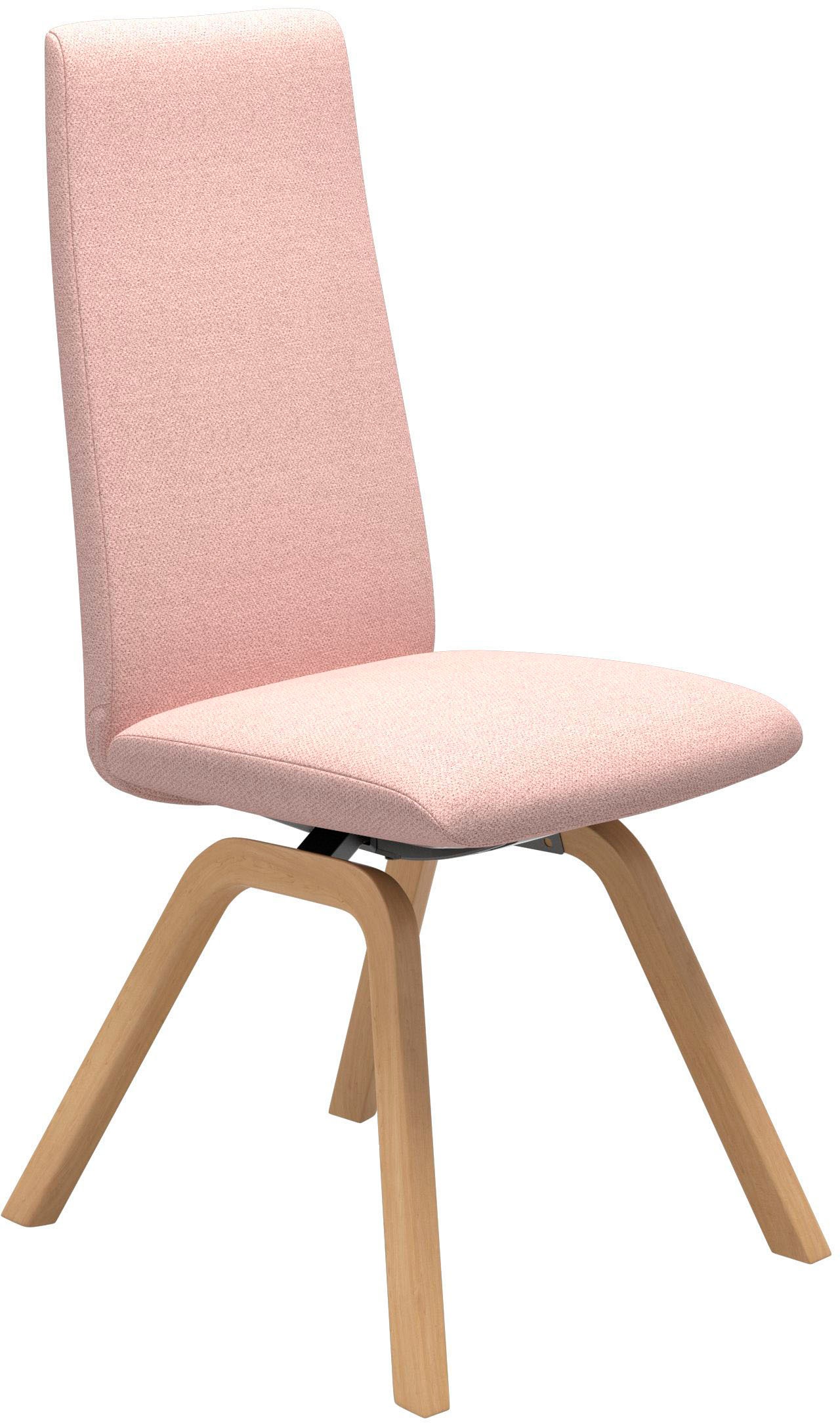 Stressless® Polsterstuhl »Laurel«, ROHLEDER Stoff Q2 FARON, High Back, Größe M, mit schräggestellten Beinen in Eiche natur